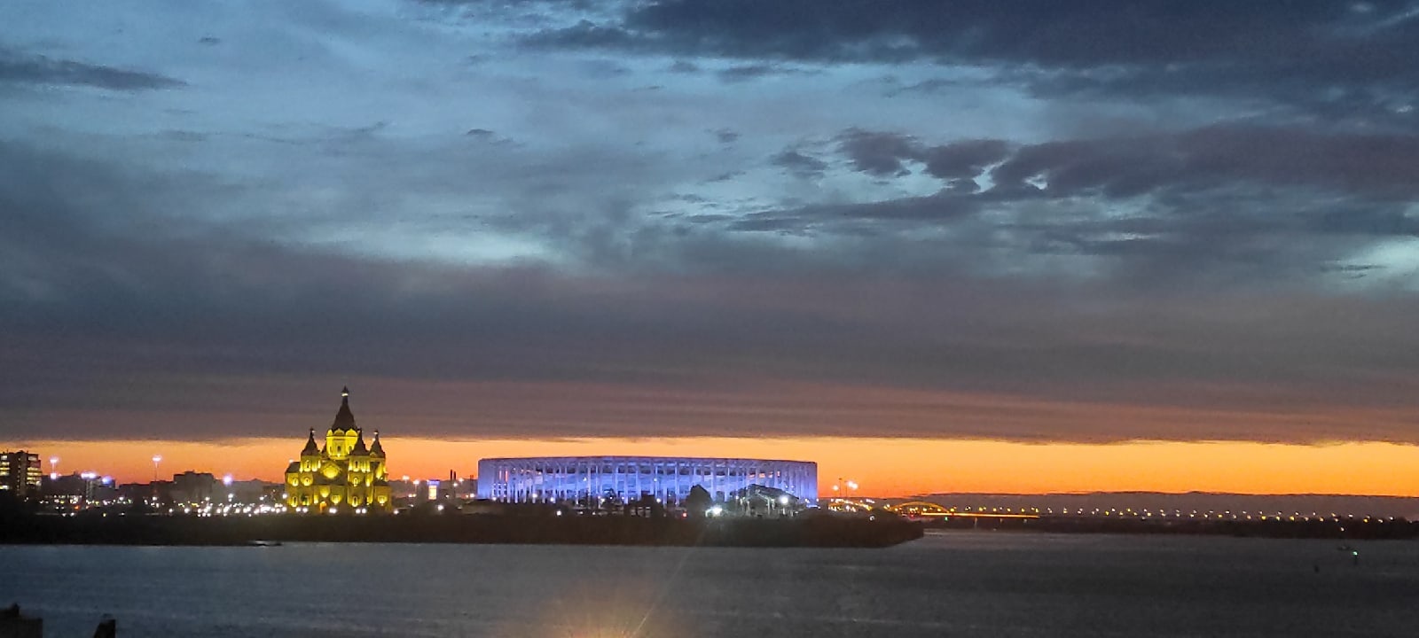 Gentle Lower - My, Sunset, Nizhny Novgorod, Photo on sneaker, Longpost