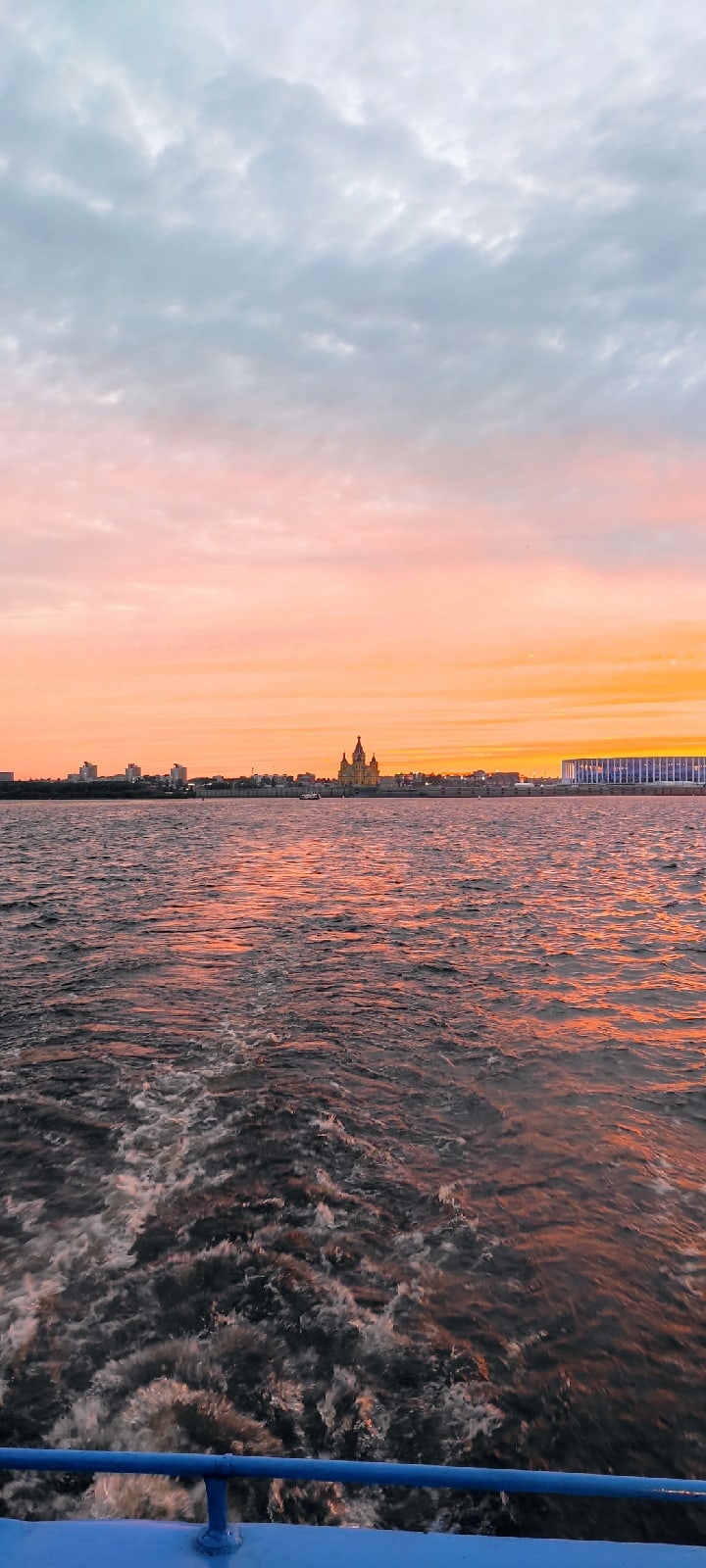 Gentle Lower - My, Sunset, Nizhny Novgorod, Photo on sneaker, Longpost