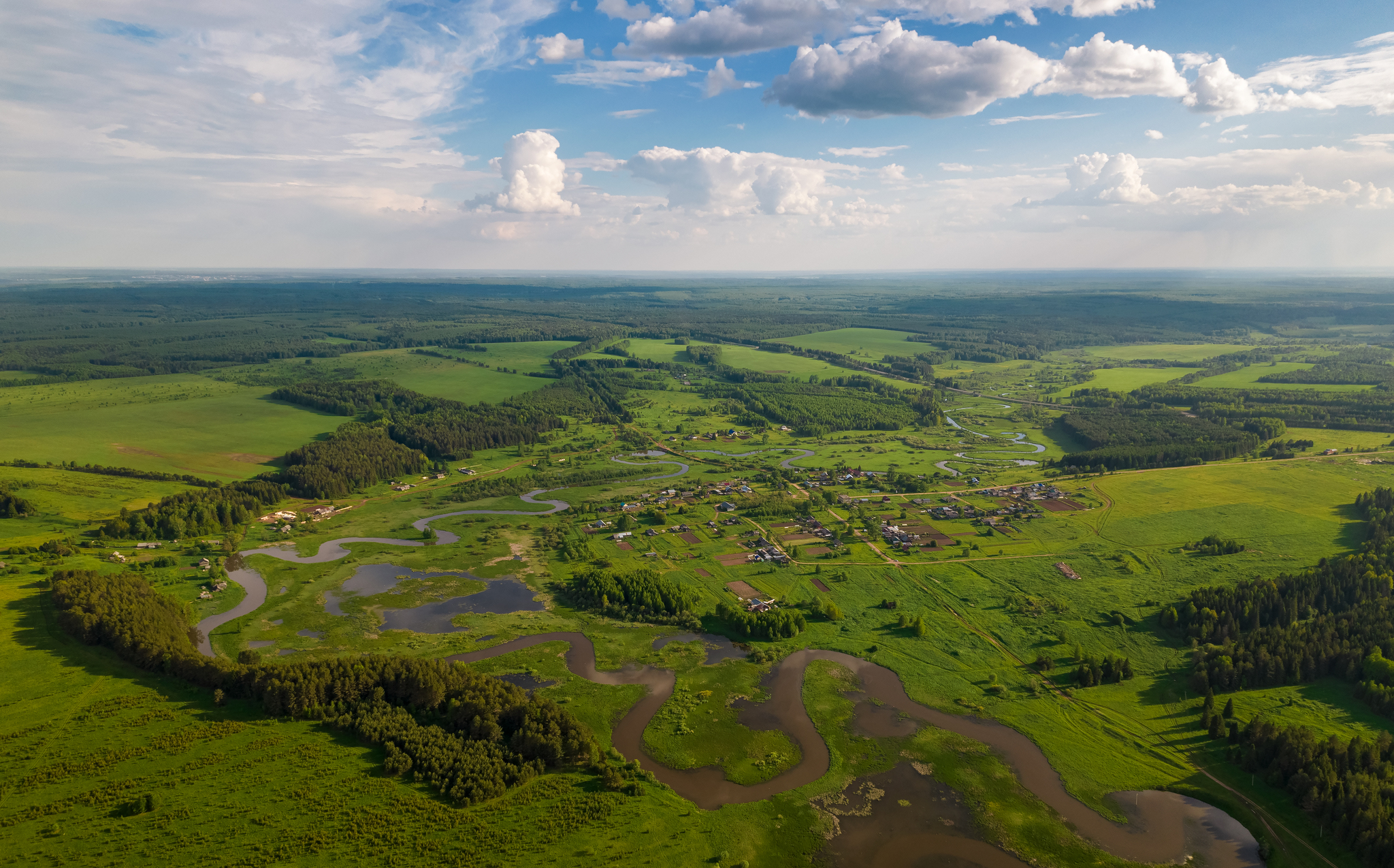 Верхнекондасский ландшафт Пермский край