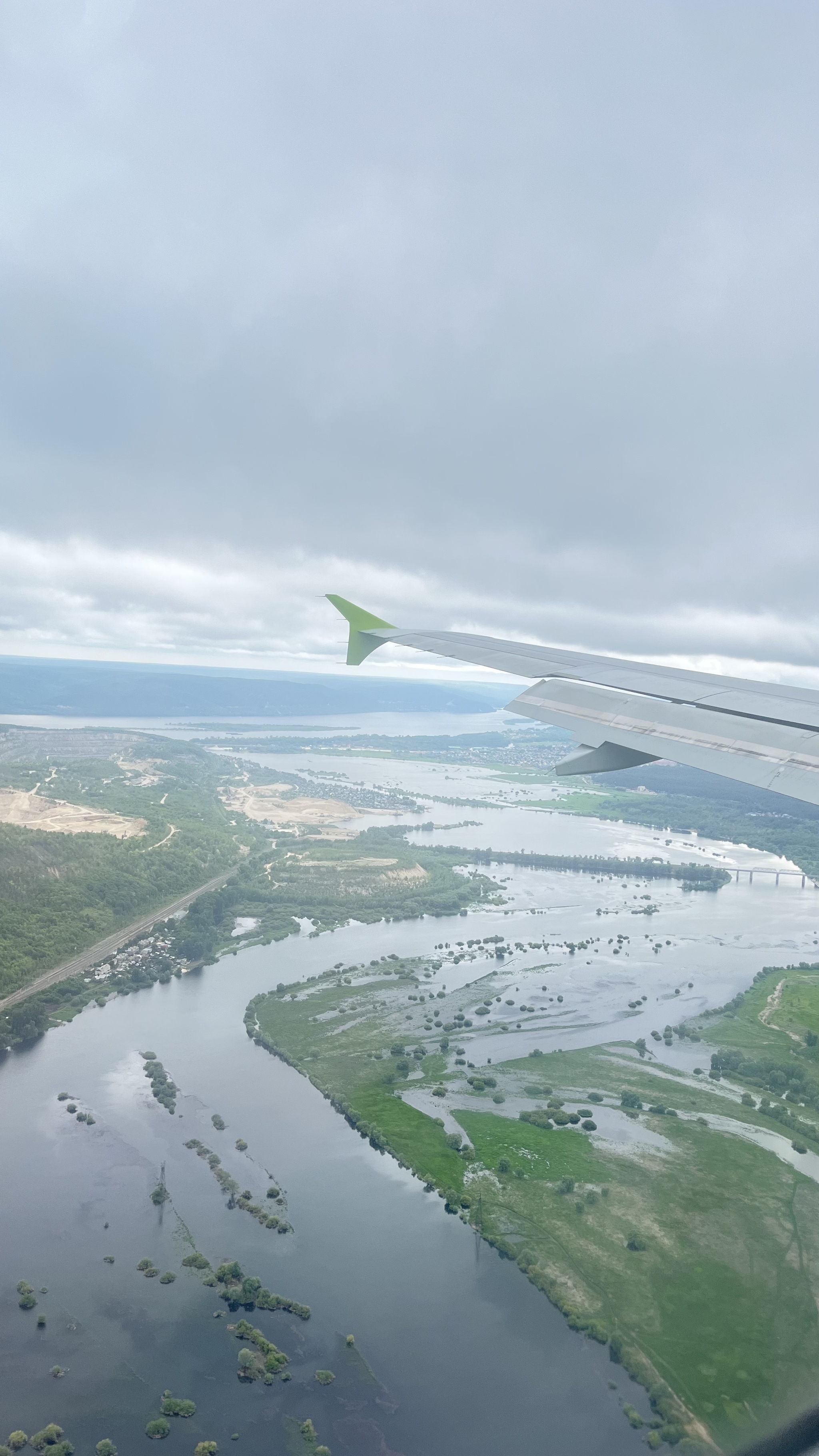 In airplane - My, Airplane, View, beauty, Nature, The first flight, Longpost