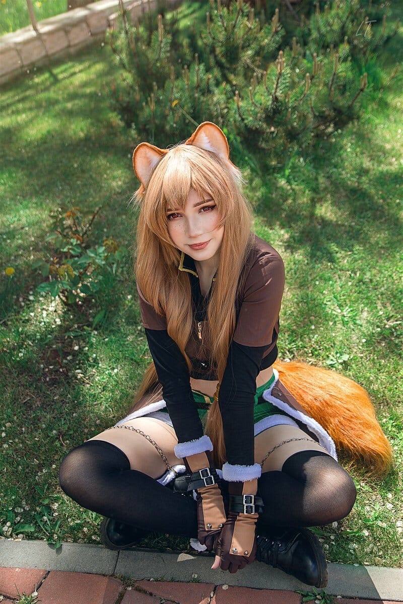 Which version will you choose? - My, Cosplay, Milota, Girls, Anime, Kus, Costume, Neko, Raphtalia, Tate no Yuusha no Nariagari, Raccoon, Longpost