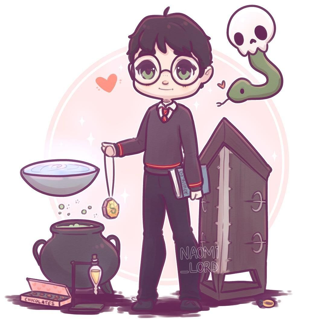 Harry Potter from the Philosopher's Stone to the Deathly Hallows - Art, Milota, Chibi, Harry Potter, Harry Potter and the Deathly Hallows, Harry Potter and the prisoner of Azkaban, Harry Potter and the Goblet of Fire, Harry Potter and the Philosopher's Stone, Harry Potter And The Chamber of secrets, Harry Potter and the Order of the Phoenix, Harry Potter and the Half-Blood Prince, Longpost