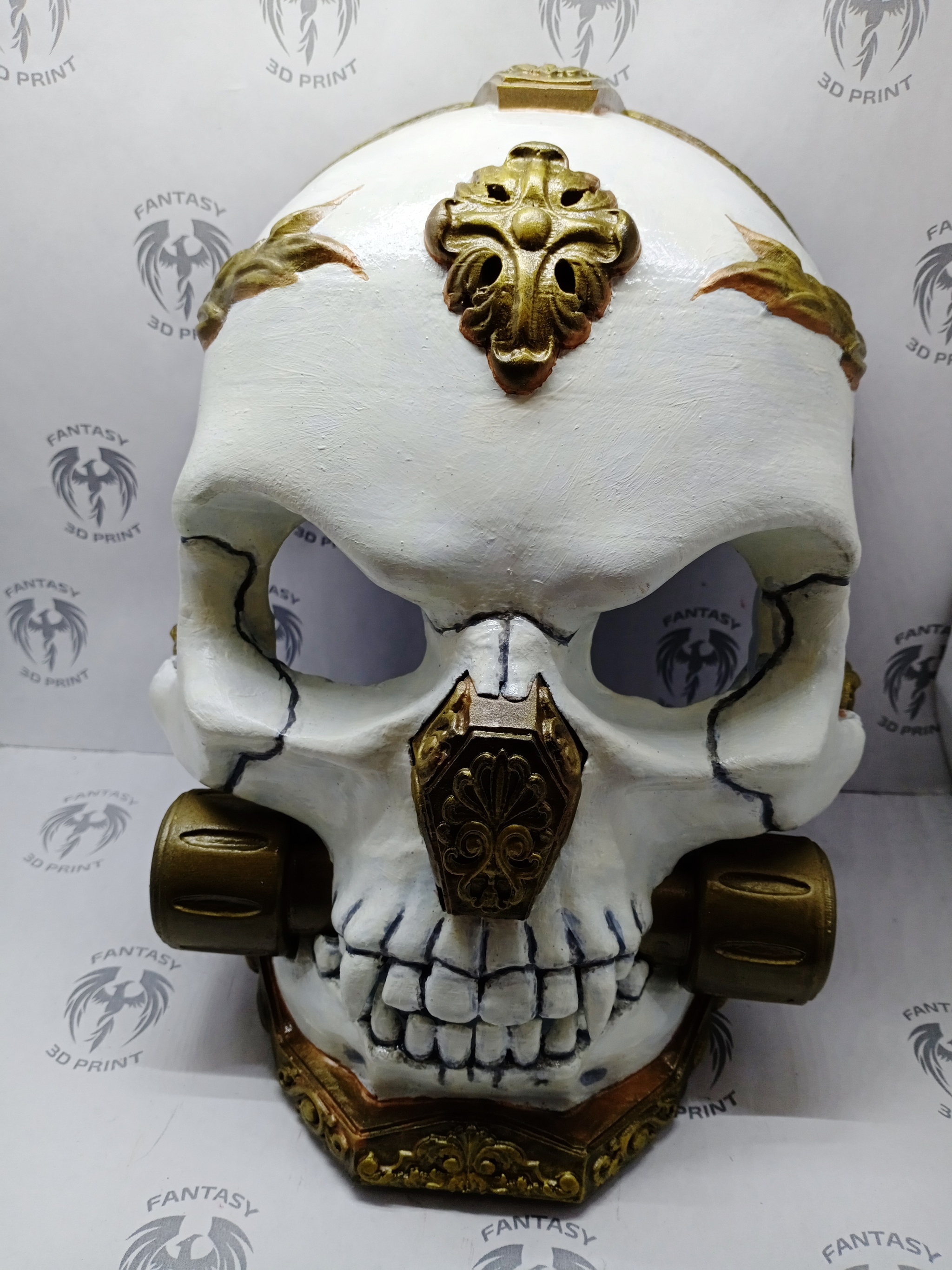 Mask Sancta Mortis - My, Blender, 3D печать, Mask, Scull, Cosplay, Longpost