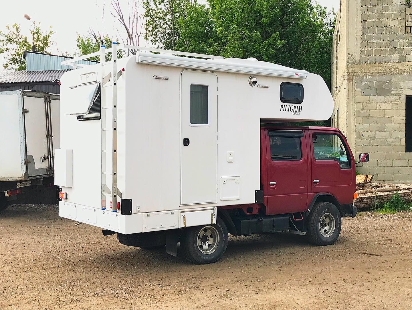 Жилой модуль Piligrim Camper 400P для японского грузовичка - Моё, Пилигрим, Дом на колесах, Автопутешествие, Видео, YouTube, Длиннопост