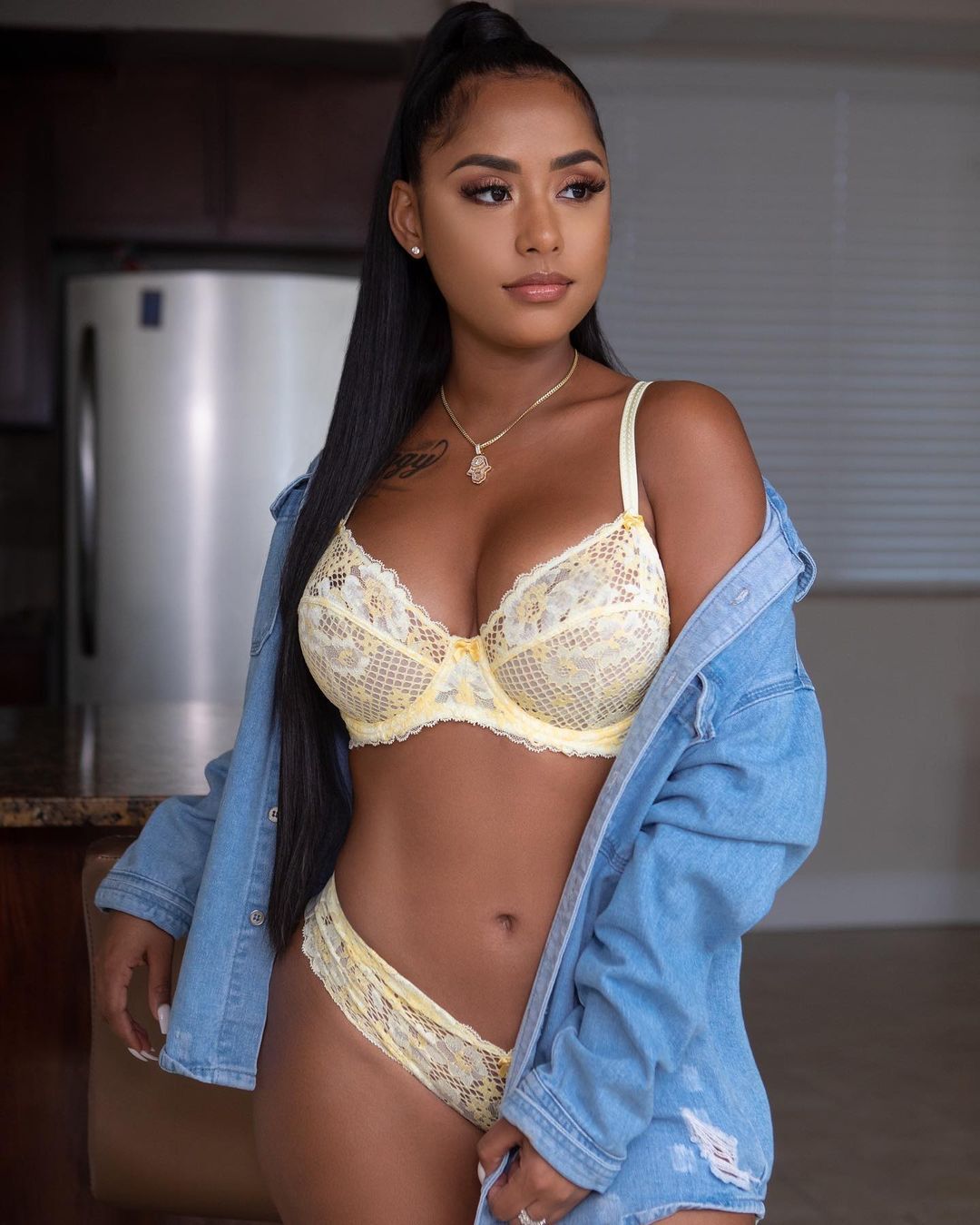 Alisha Berry - NSFW, Ebony, Бикин, Нижнее белье, Девушки, Эротика, Длиннопост, Попа