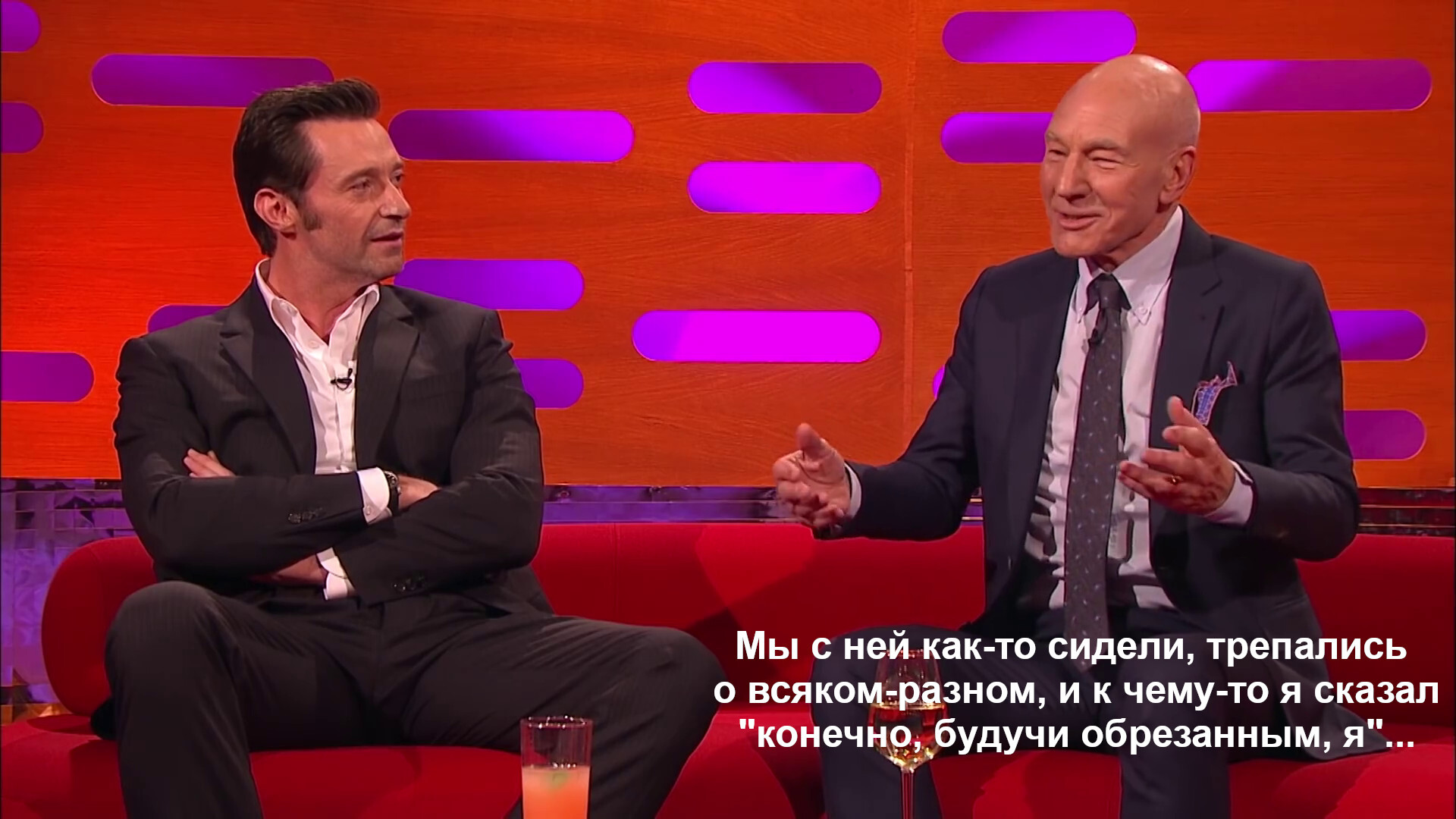 Sir Patrick Stewart and his epiphany about himself - Patrick Stewart, The Graham Norton Show, Actors and actresses, Celebrities, Storyboard, Longpost, Hugh Jackman