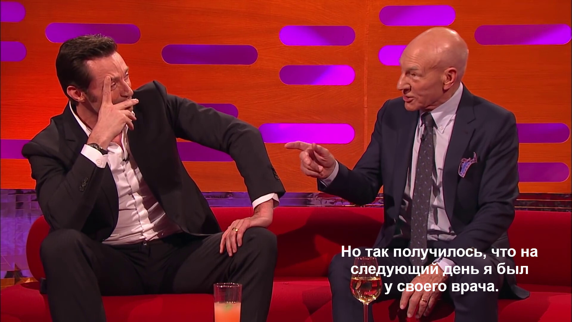 Sir Patrick Stewart and his epiphany about himself - Patrick Stewart, The Graham Norton Show, Actors and actresses, Celebrities, Storyboard, Longpost, Hugh Jackman