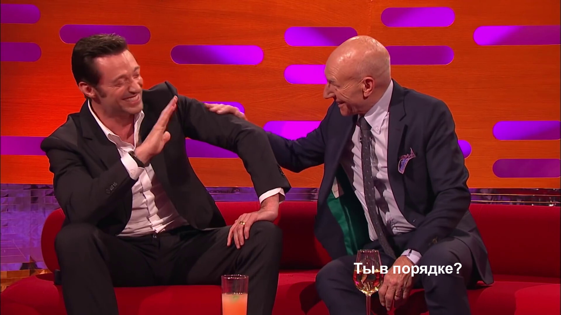 Sir Patrick Stewart and his epiphany about himself - Patrick Stewart, The Graham Norton Show, Actors and actresses, Celebrities, Storyboard, Longpost, Hugh Jackman