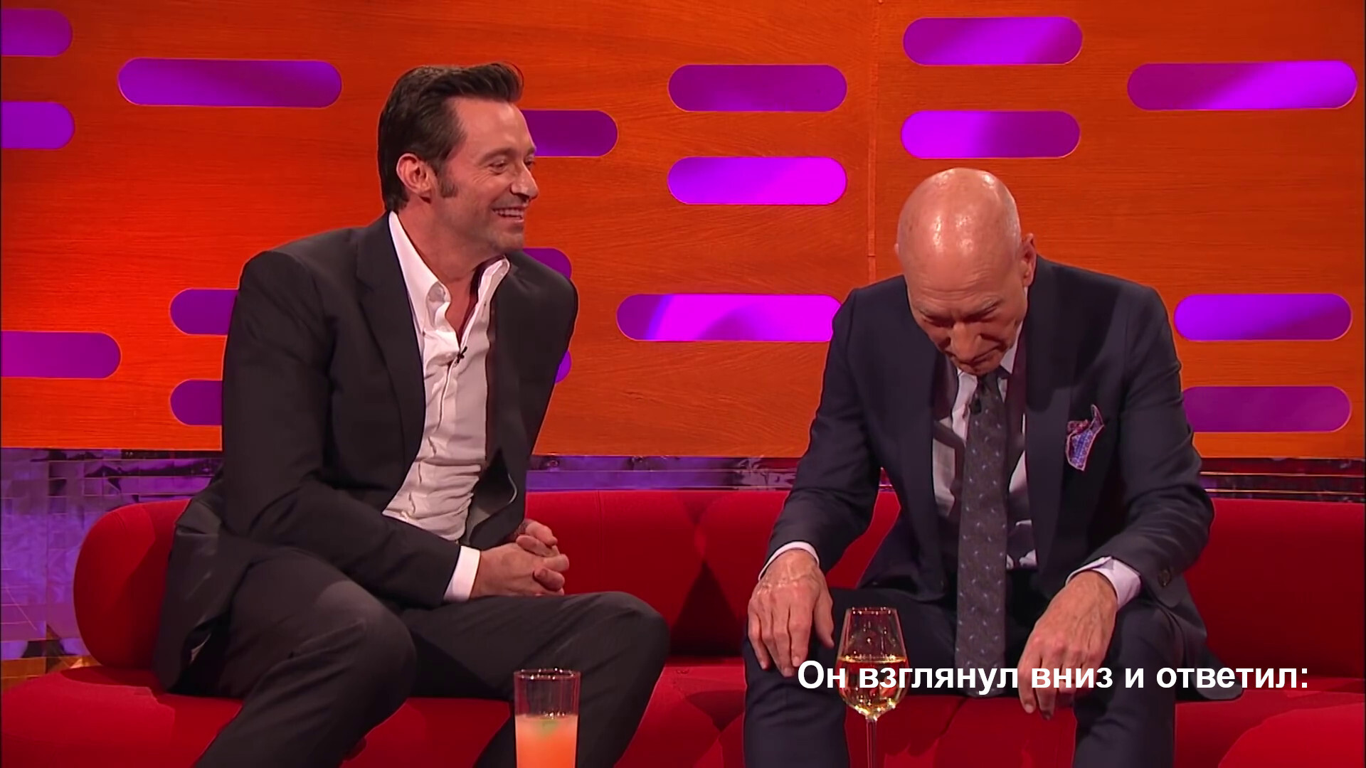 Sir Patrick Stewart and his epiphany about himself - Patrick Stewart, The Graham Norton Show, Actors and actresses, Celebrities, Storyboard, Longpost, Hugh Jackman