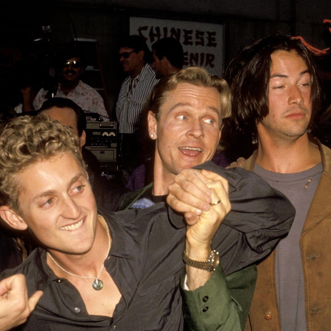 Premiere of The New Adventures of Bill & Ted, July 11, 1991 - Actors and actresses, Celebrities, Keanu Reeves, Gene Simmons, Edward Furlong, Longpost