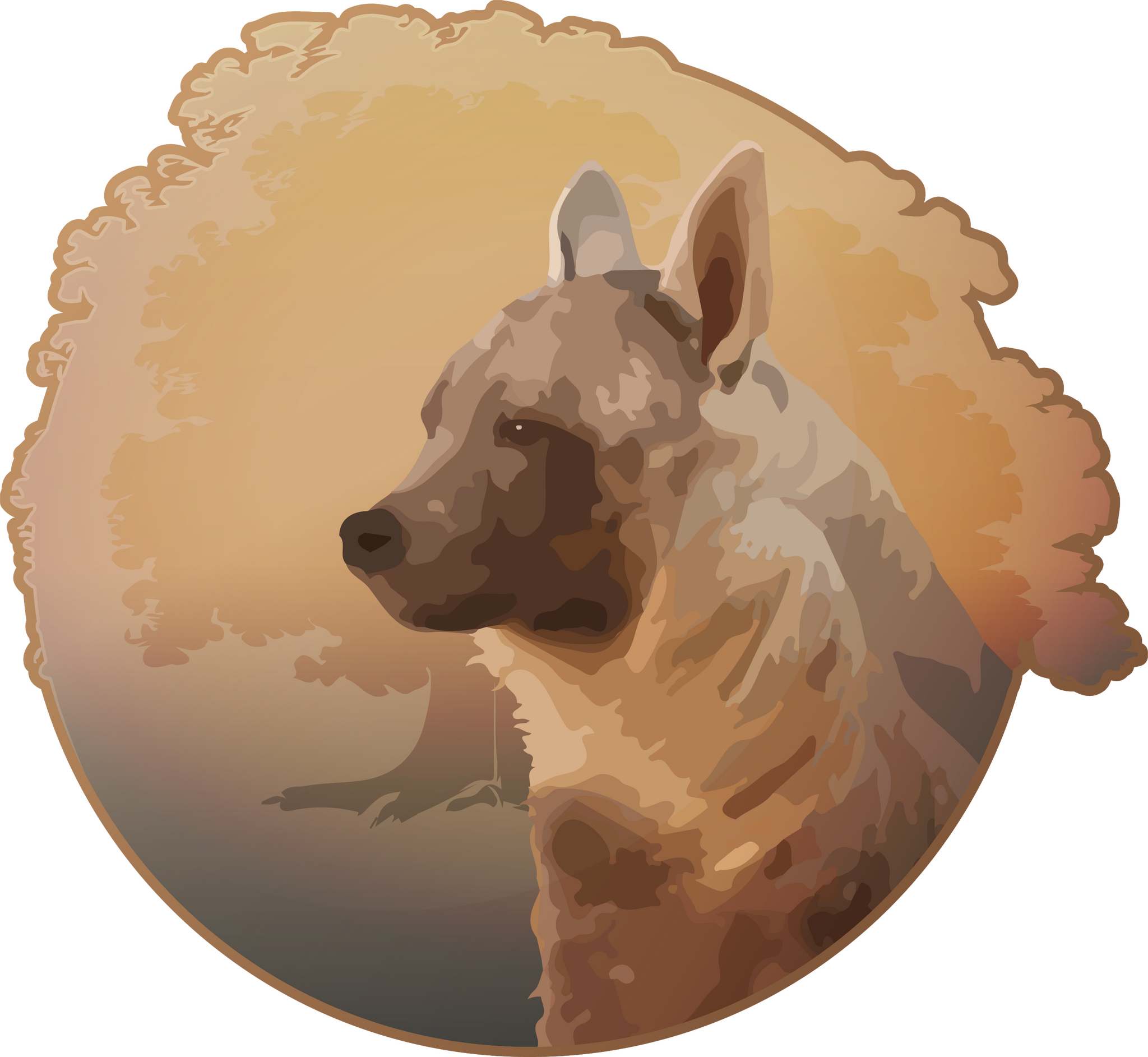 Reply to the post You need to mark your territory - My, Hyena, Brown hyena, Wild animals, Vector graphics, Reply to post