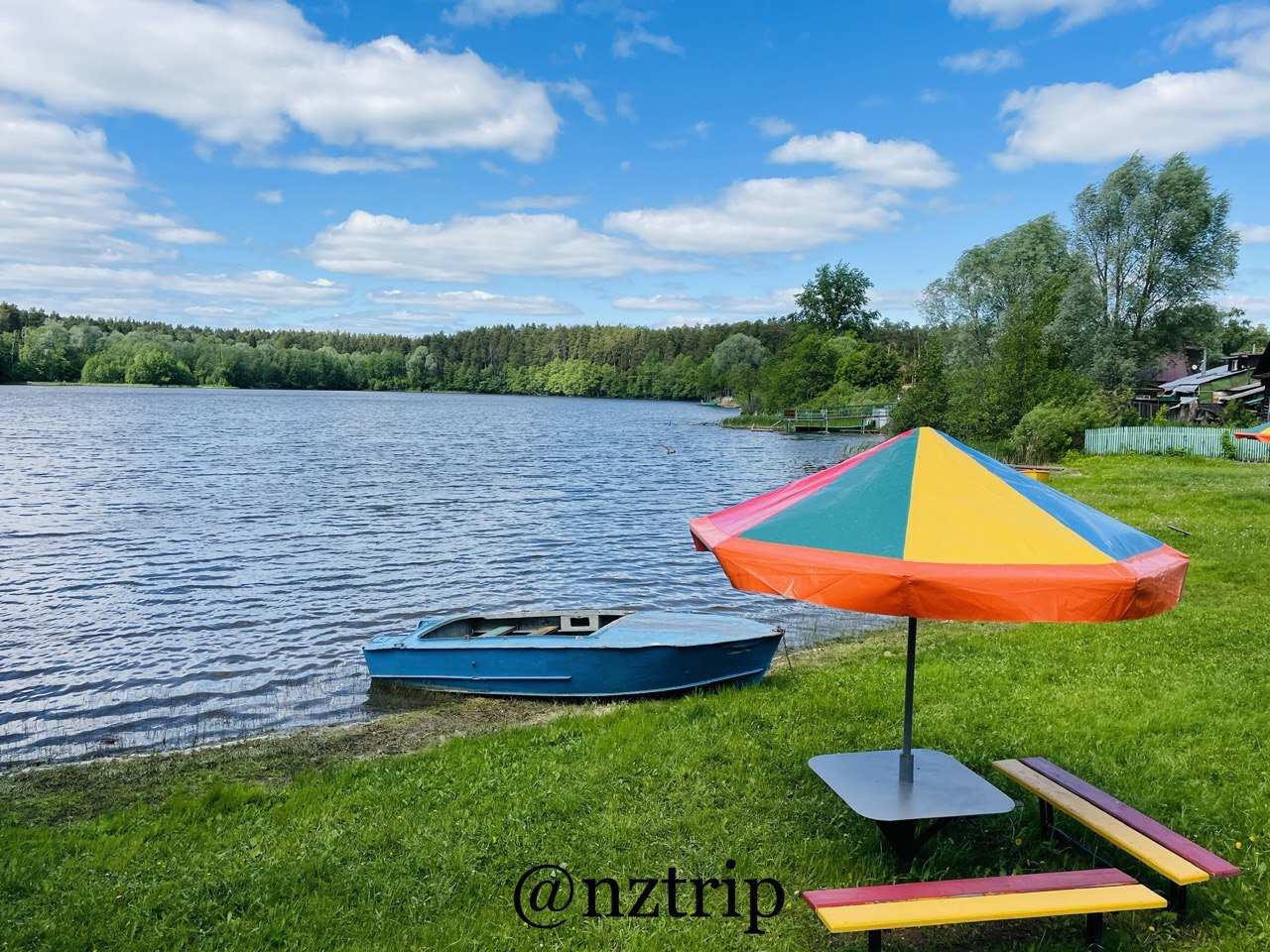 GOOD MORNING, Friends, PICKABOO people and the whole world... - My, The photo, Nature, Lake, Forest, A boat, Relaxation, Vacation, Summer