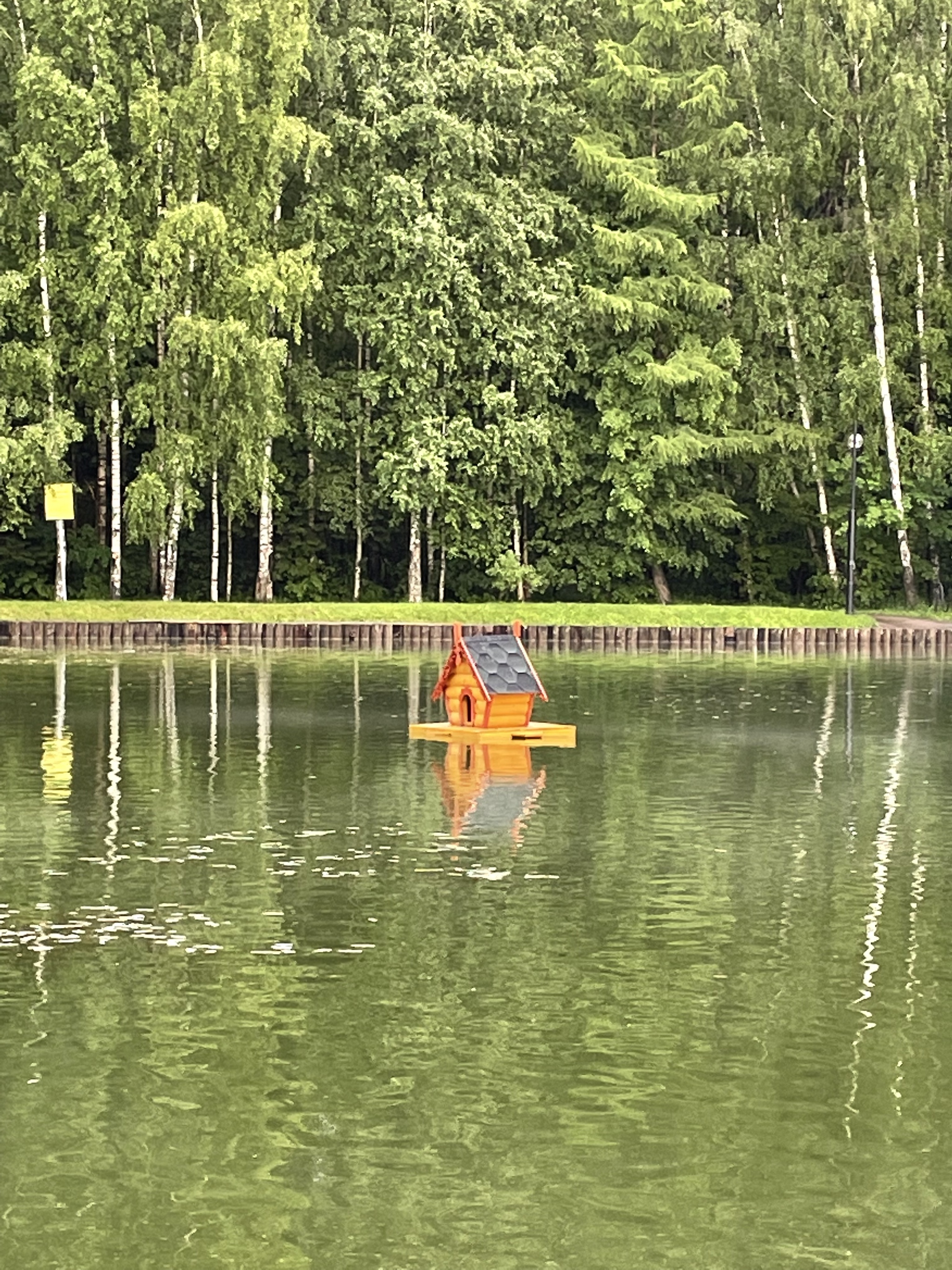 Hut not on chicken legs - Hut, Lake, Nature, The park