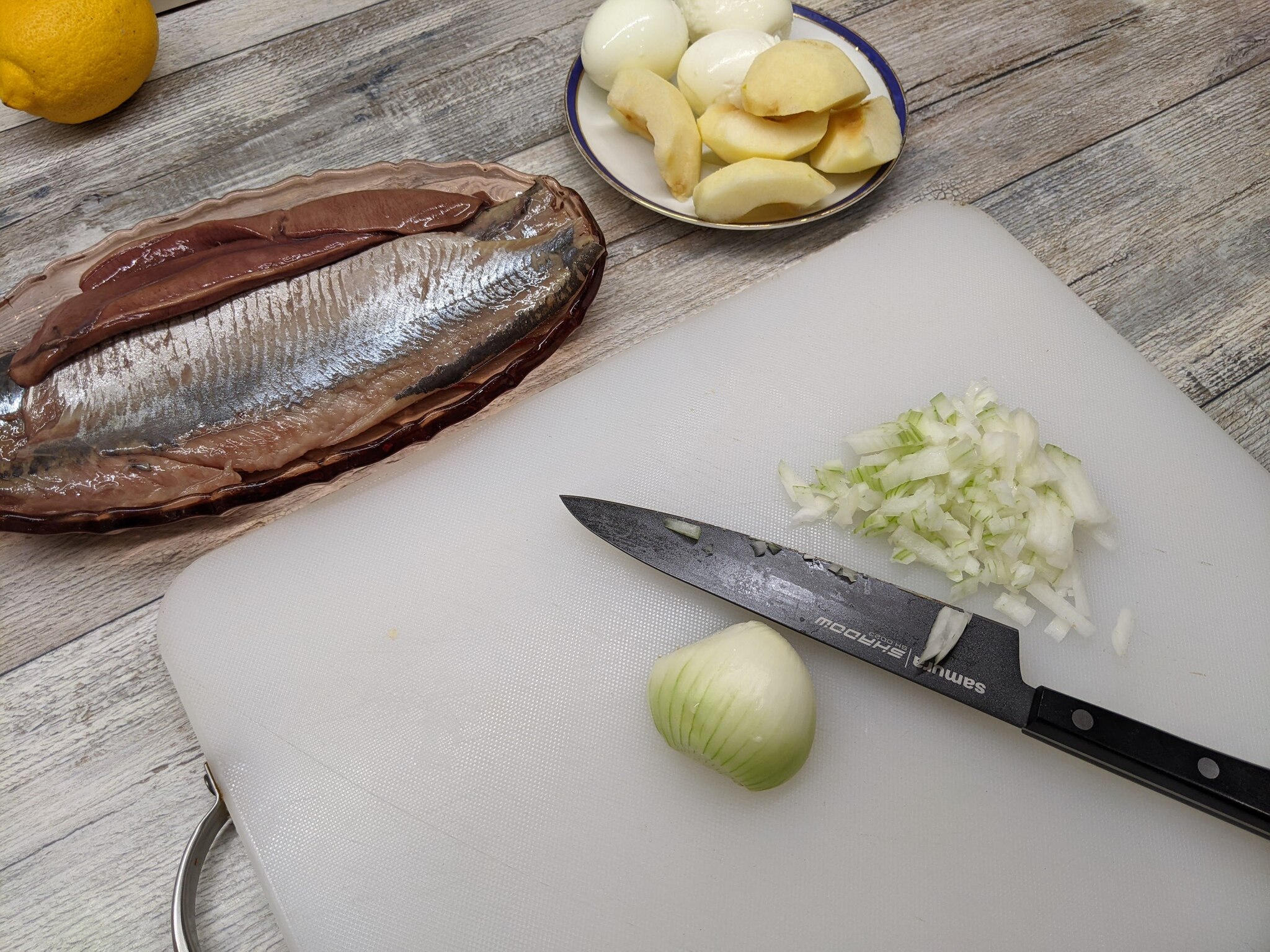 Forshmak for Byushapsi - and all those who love mincemeat - My, Herring, Forshmak, Recipe, Food, Snack, A fish, Longpost