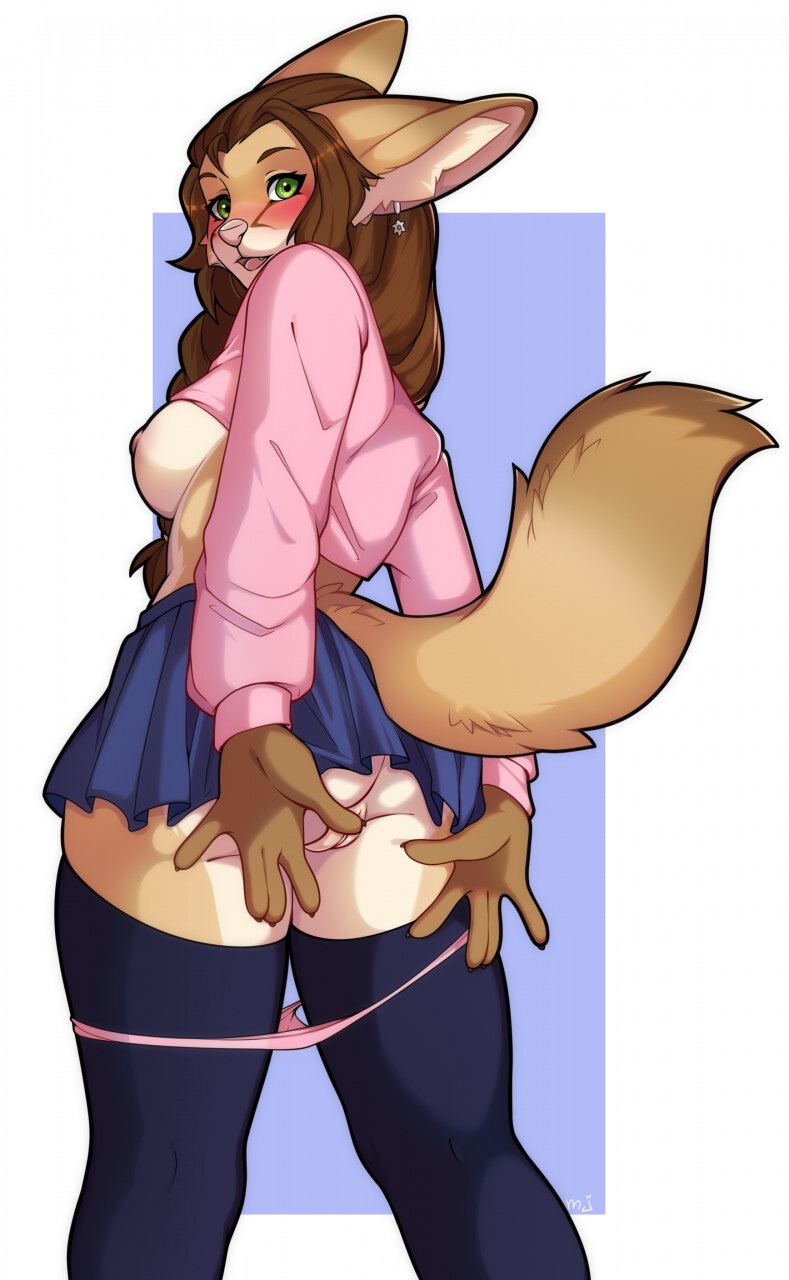 Kiku - NSFW, Furry, Anthro, Art, Yiff, Furotica, Furry fox, Mojaloo, Longpost