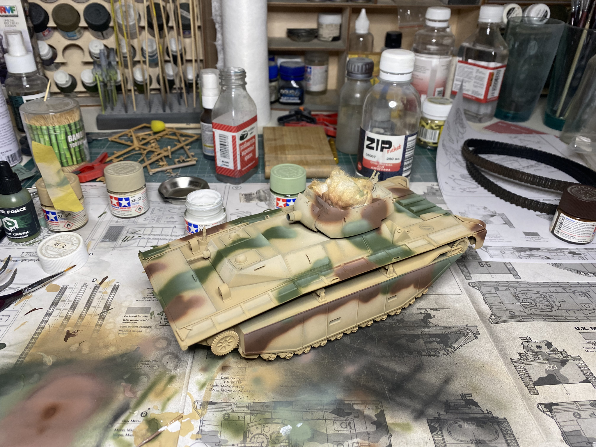 LVT-(a)4 1:35 scale - part 1 - My, Modeling, Scale model, Stand modeling, USA, 1:35, The Second World War, Longpost