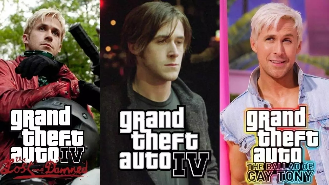 Differences - Gta iv, DLC, Ryan Gosling, Barbie, Games