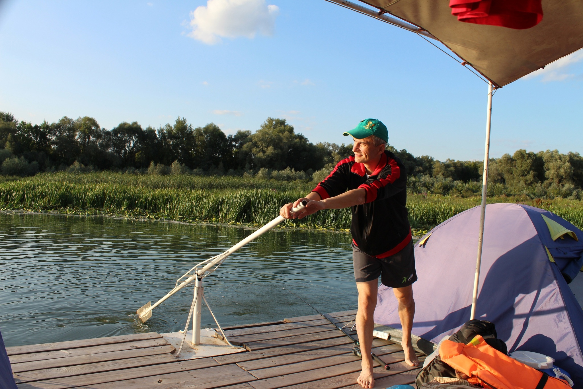 Raft on the river Don - My, Adventures, Hike, Summer, Raft, Video, Longpost