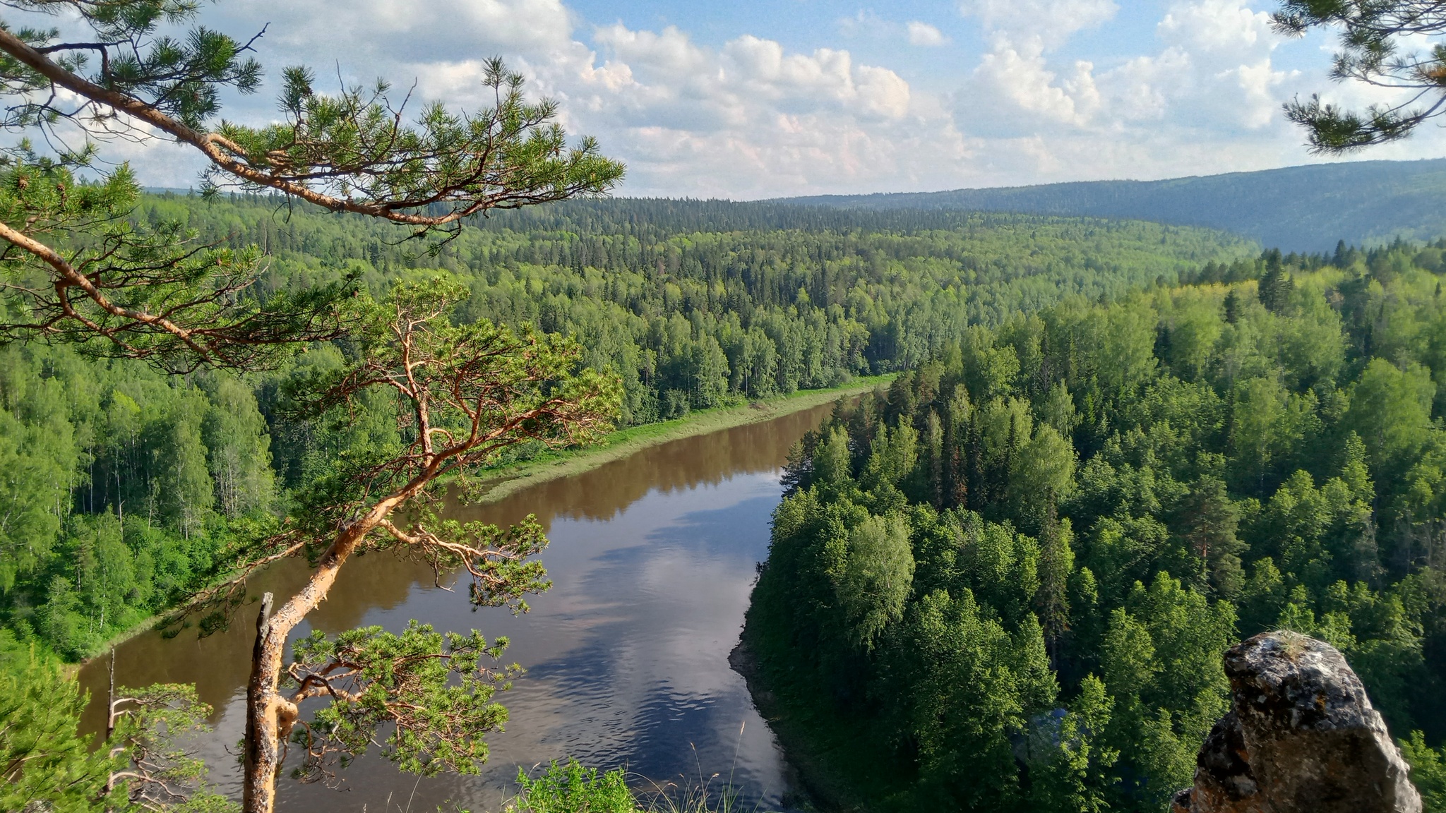 Chusovaya! - beauty, Rainbow, Hurricane, Ural, River, Chusovaya, beauty of nature, The photo