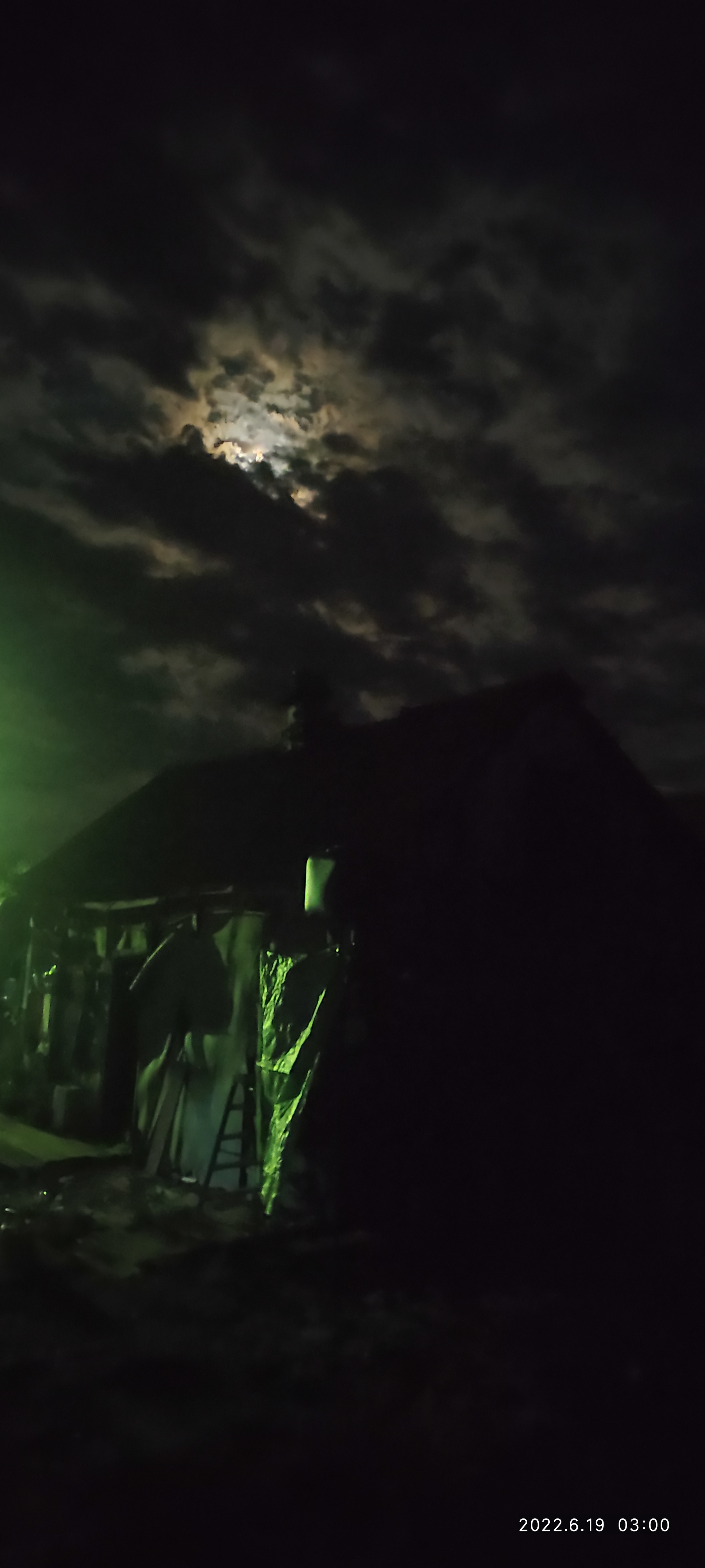 Night, street, lamp, moon... - Night, Goodnight, moon, Longpost