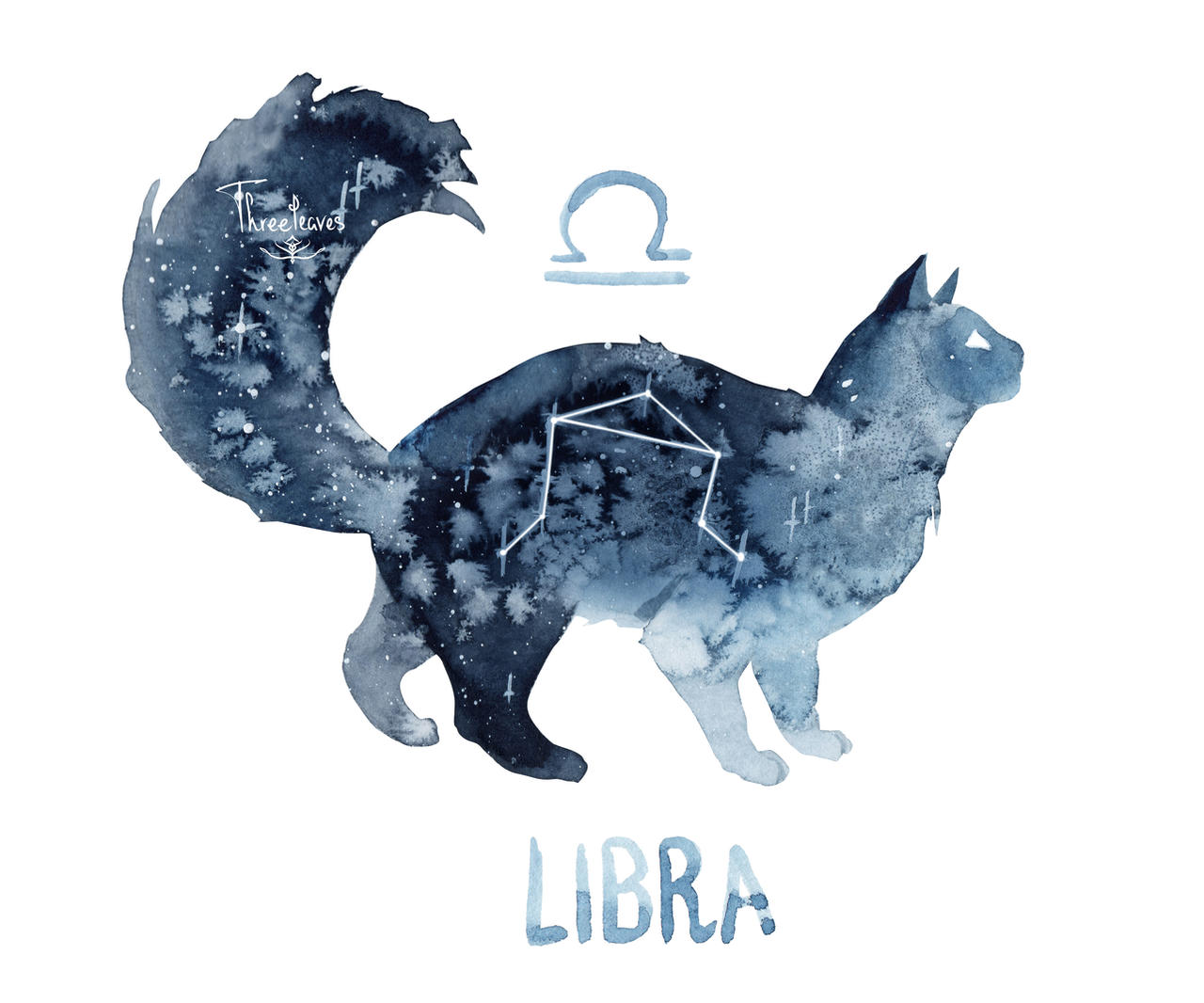 cat zodiac - Art, Zodiac signs, cat, Constellations, Watercolor, Modern Art, Deviantart, Canon, Longpost