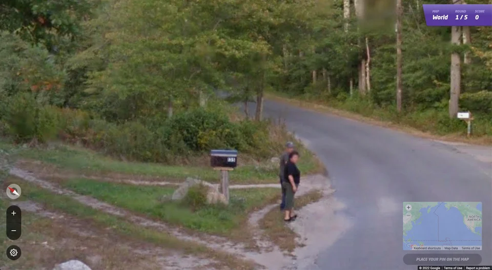 Traveling on Google Maps Part 106 - Google maps, Google street view, Cards, Humor, A selection, Longpost