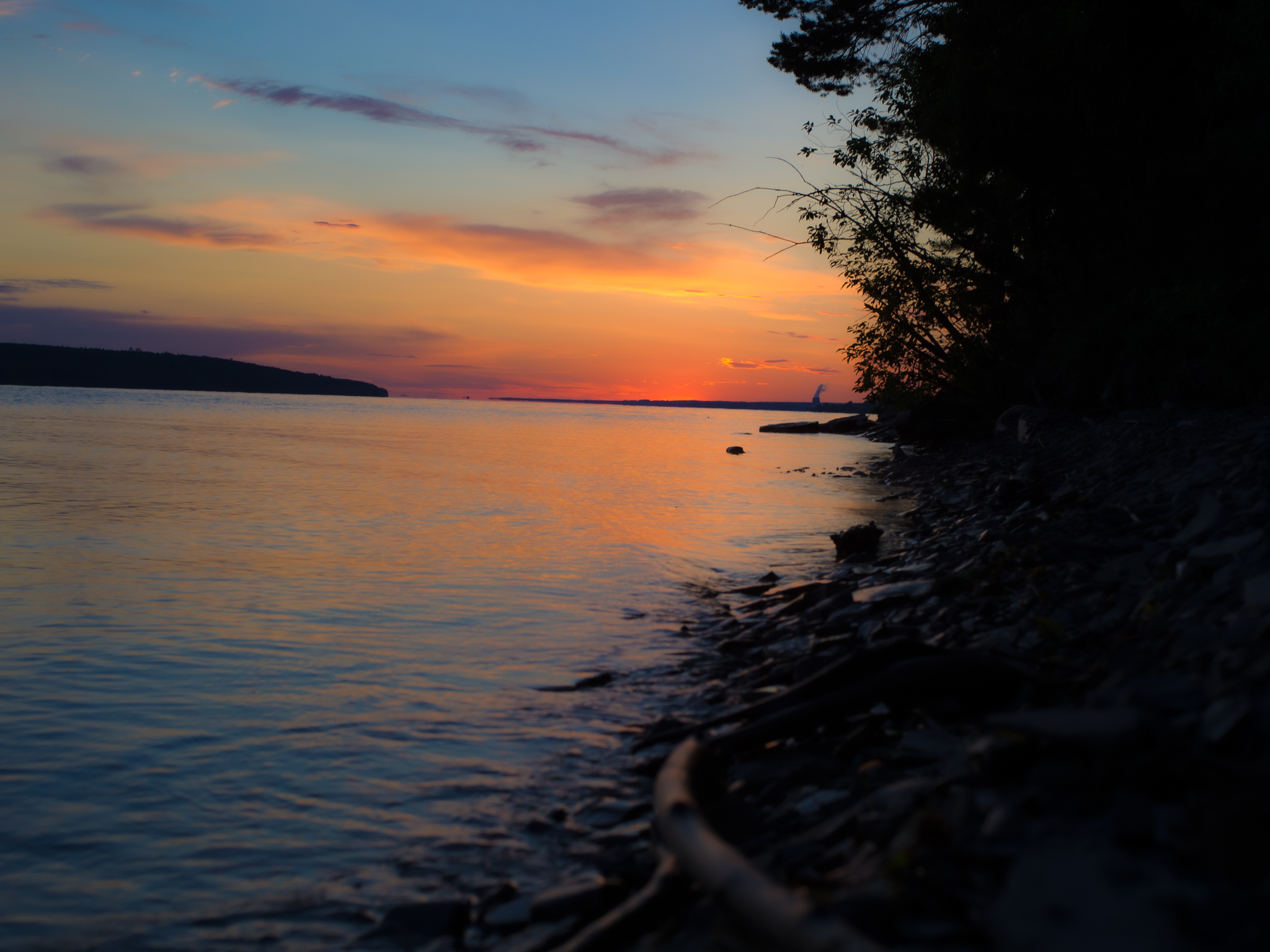 Kama River, Perm Territory - My, Kama River, Perm Territory, Sunset, Olympus OM-D E-M 5, Longpost, The photo