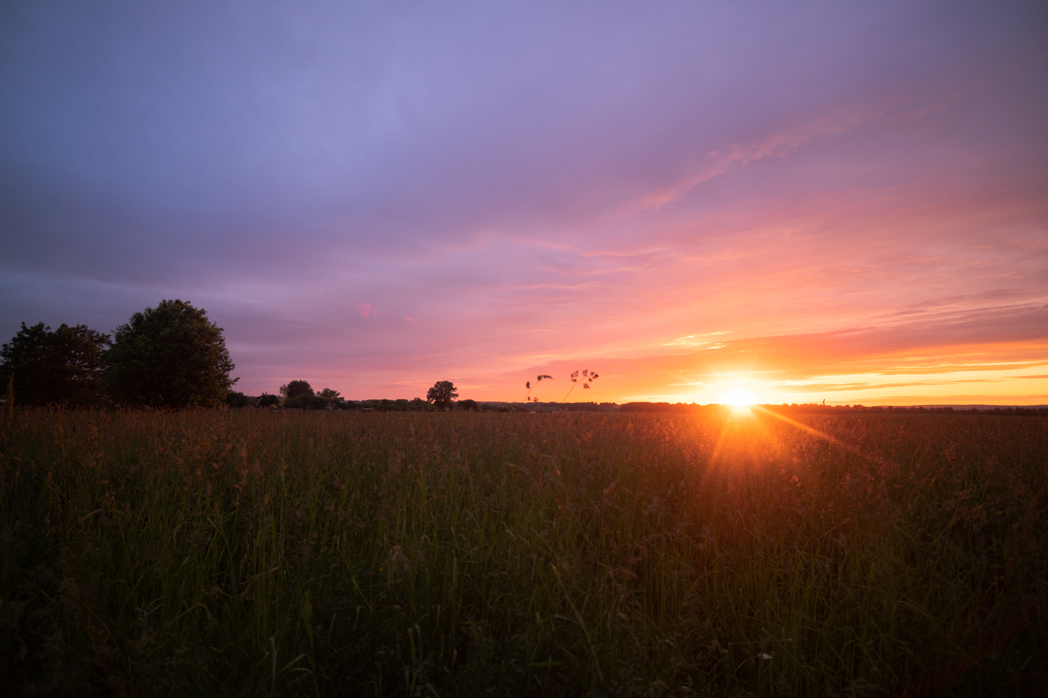 After the rain at sunset - My, The photo, Chuvashia, Landscape, Sunset, Sony, Sky, Clouds, Longpost