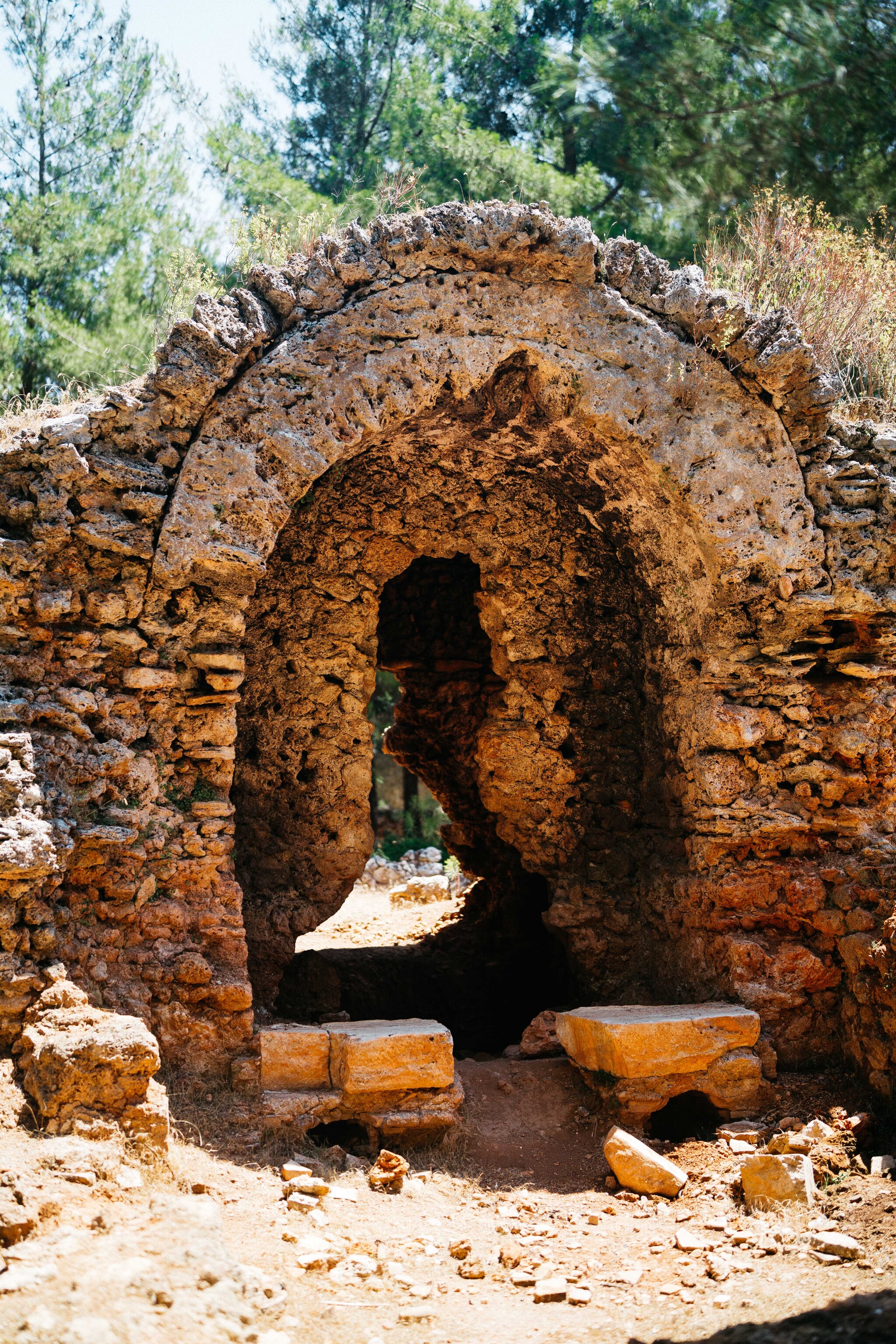 Ruins of the ancient settlement Lirboton Kome - My, Turkey, Abandoned, Travels, Ruin, Ancient world, Olive oil, Olive tree, Antalya, Longpost