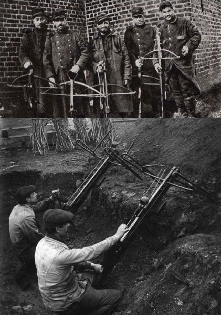 French crossbowmen of the First World War. 1914 - World War I, France, Crossbowmen