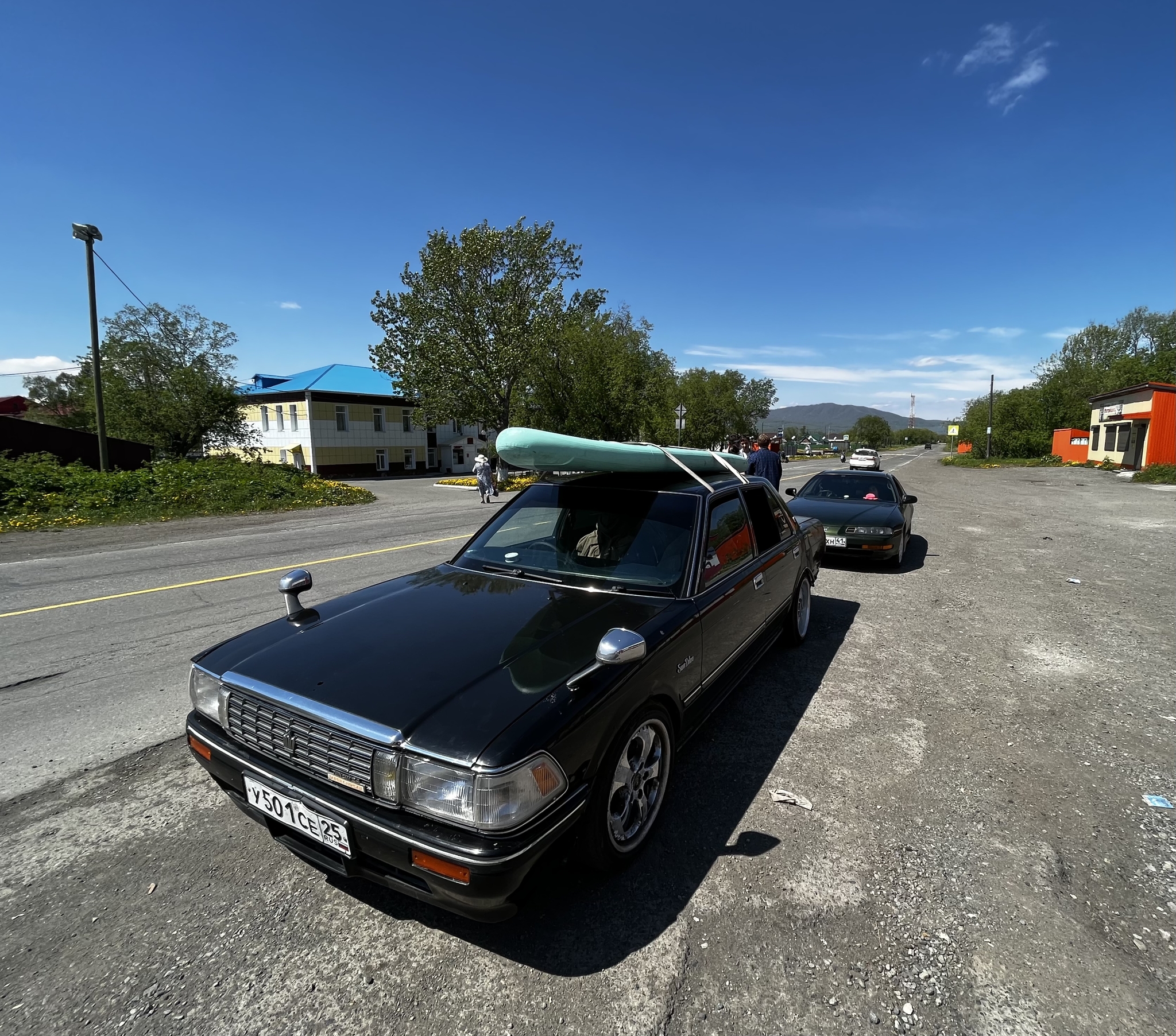 Weekend life-giving, their mother's thigh) - My, Relaxation, Weekend, Drive, Nature, SUPsurfing, Kamchatka, Auto, Jdm, Toyota, Toyota crown, Old school, Longpost