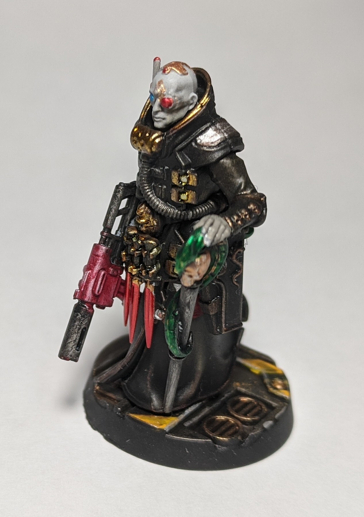 Delaque Gang, first color - My, Warhammer 40k, Necromunda, Painting miniatures, Longpost