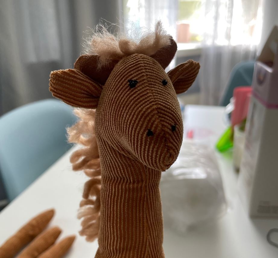 For the first time I sewed a toy (carefully a lot of photos and a post footcloth) - My, Toys, Soft toy, Creation, Assembly, Vertical video, Longpost, Sewing, Video