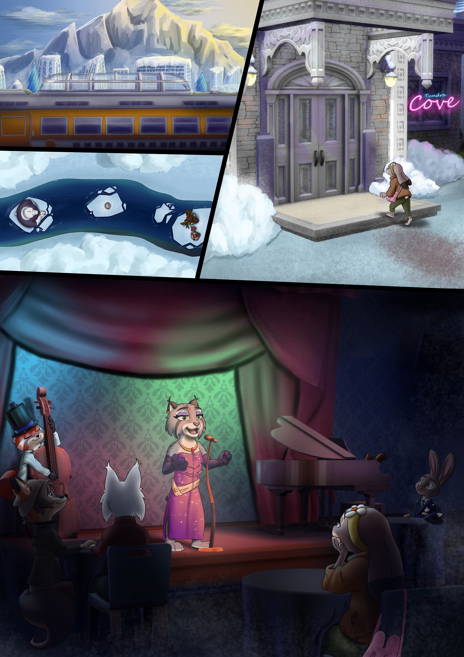 Day off - Zootopia, Judy hopps, Nick wilde, One day of life, Comics, Art, Furry, Longpost