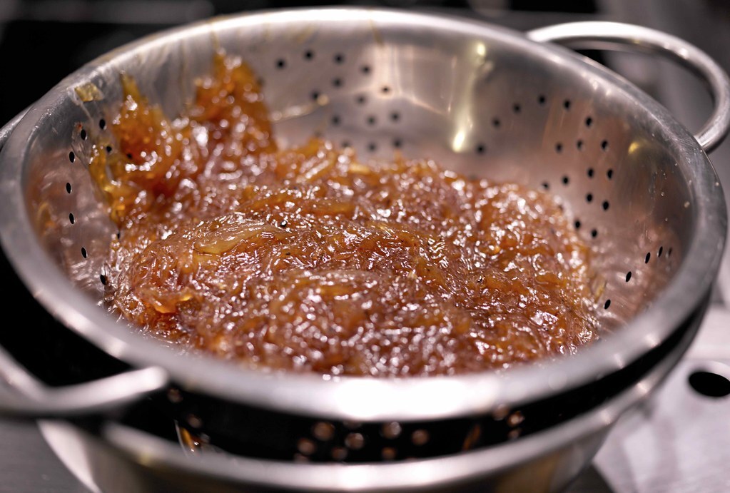 Onion marmalade sauce with nutmeg wine - Cooking, Preparation, Recipe, Meat, Sauce, Snack, Longpost