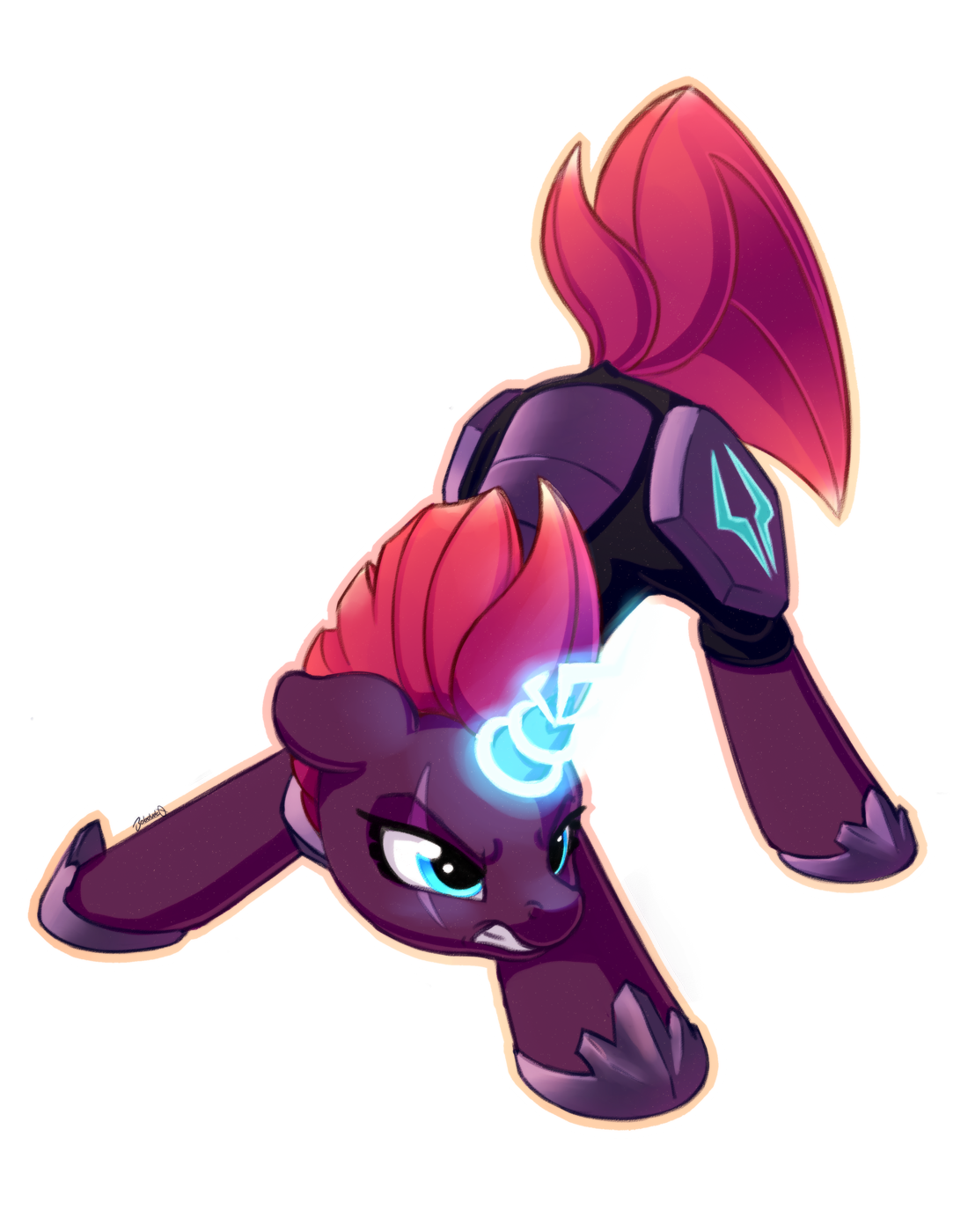 The storm is preparing to attack - My little pony, Art, Tempest shadow, Bobdude0