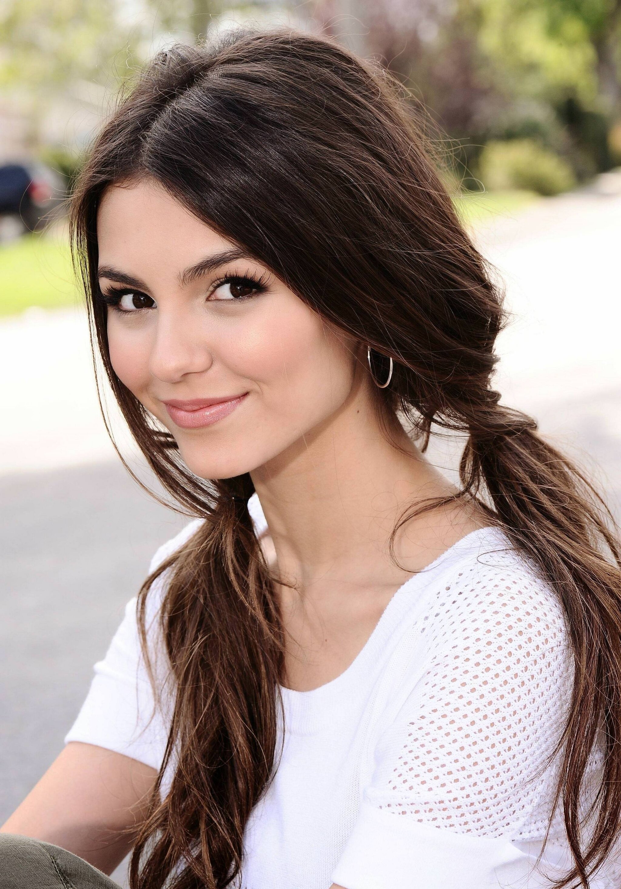 Ponytails - Girls, Brunette, beauty, The photo, Victoria Justice