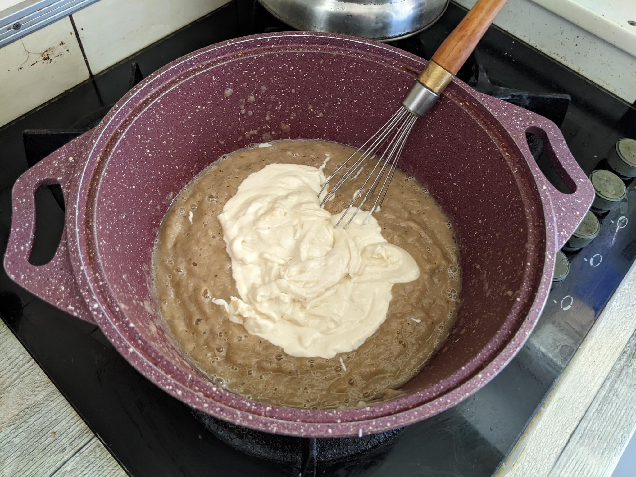 Eggplant cream soup - according to the season, but not according to the weather - My, Soup, Recipe, Food, Eggplant, Video, Longpost