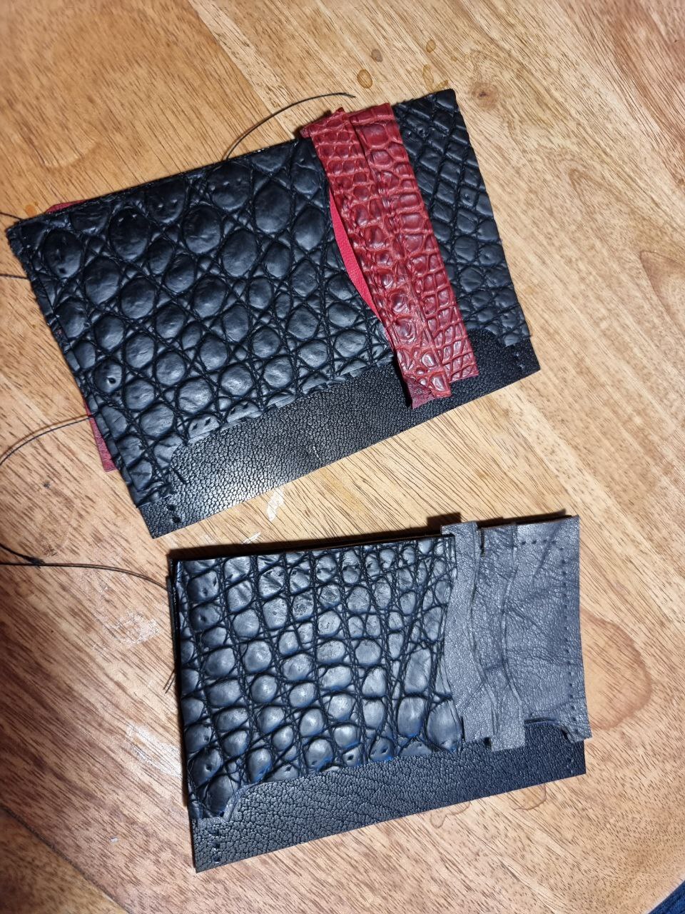 Motorcycle wallet - My, Leather products, Natural leather, Friday tag is mine, Leather, With your own hands, Accessories, Longpost, Needlework with process