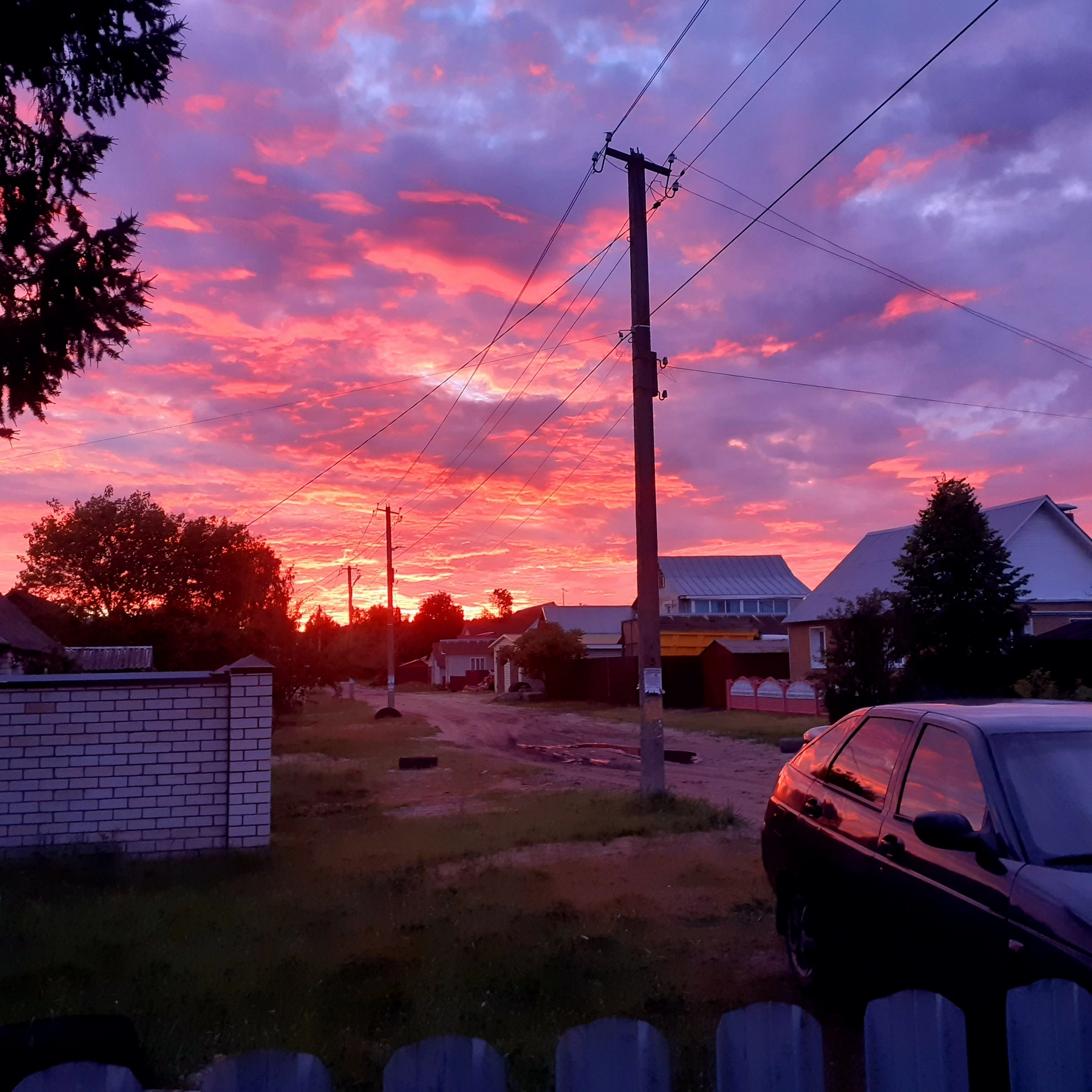 4 am, you couldn't sleep, Netinka, Bryansk region - The photo, dawn, Bryansk region, beauty, Clouds