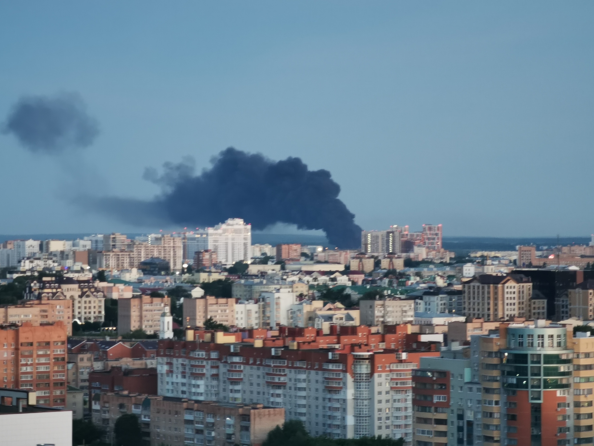 В Рязани упал самолёт | Пикабу