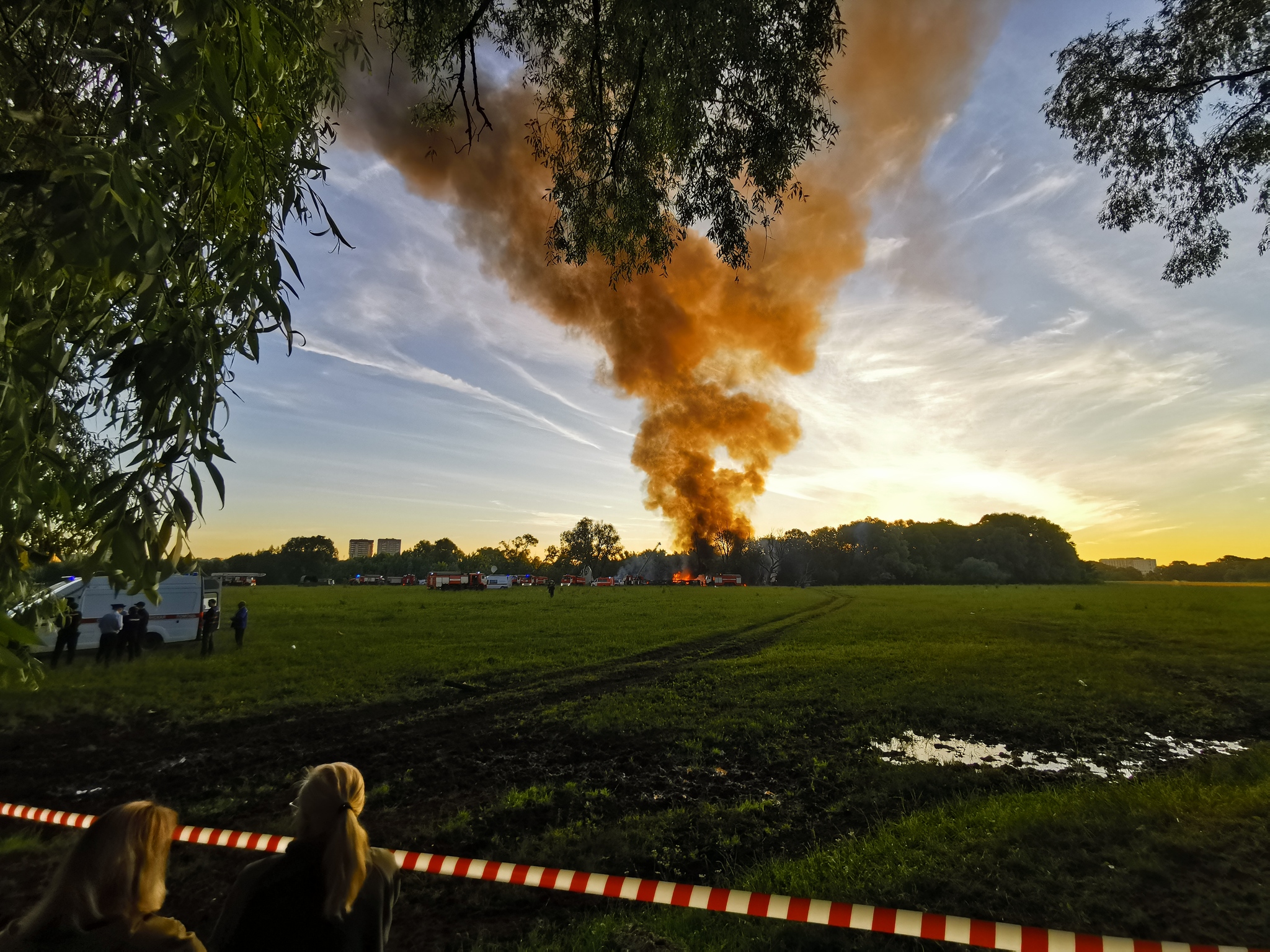 Plane crashed in Ryazan - My, Ryazan, State of emergency, Airplane, Longpost, Video, Vertical video, Plane crash