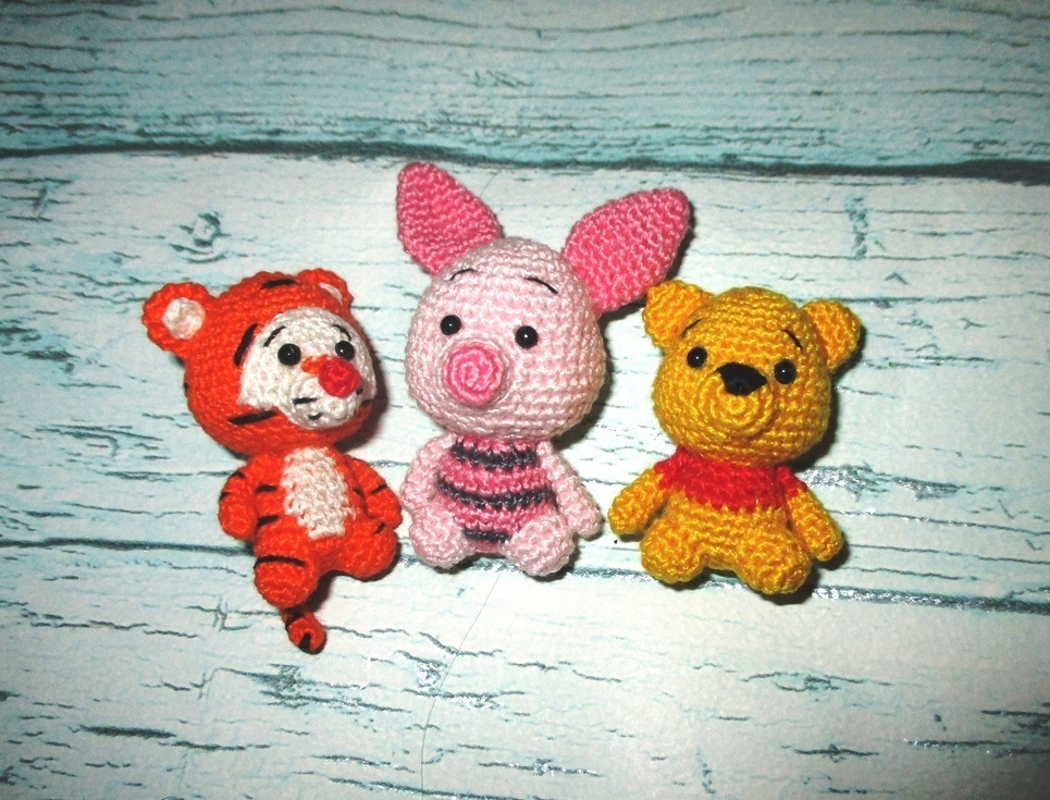 Knitted key chains - My, Needlework without process, Crochet, Knitted toys, Amigurumi, Longpost