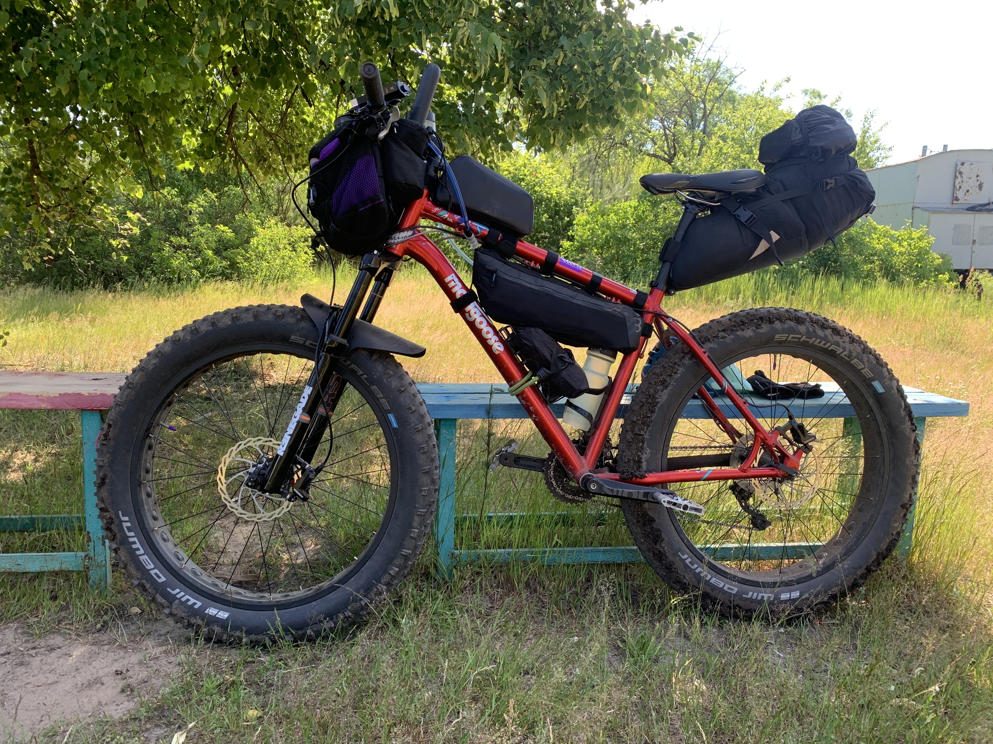 Fork on fat - My, A bike, Modernization, Bicycle fork, Fatbike, PVD, Bikepacking, Longpost