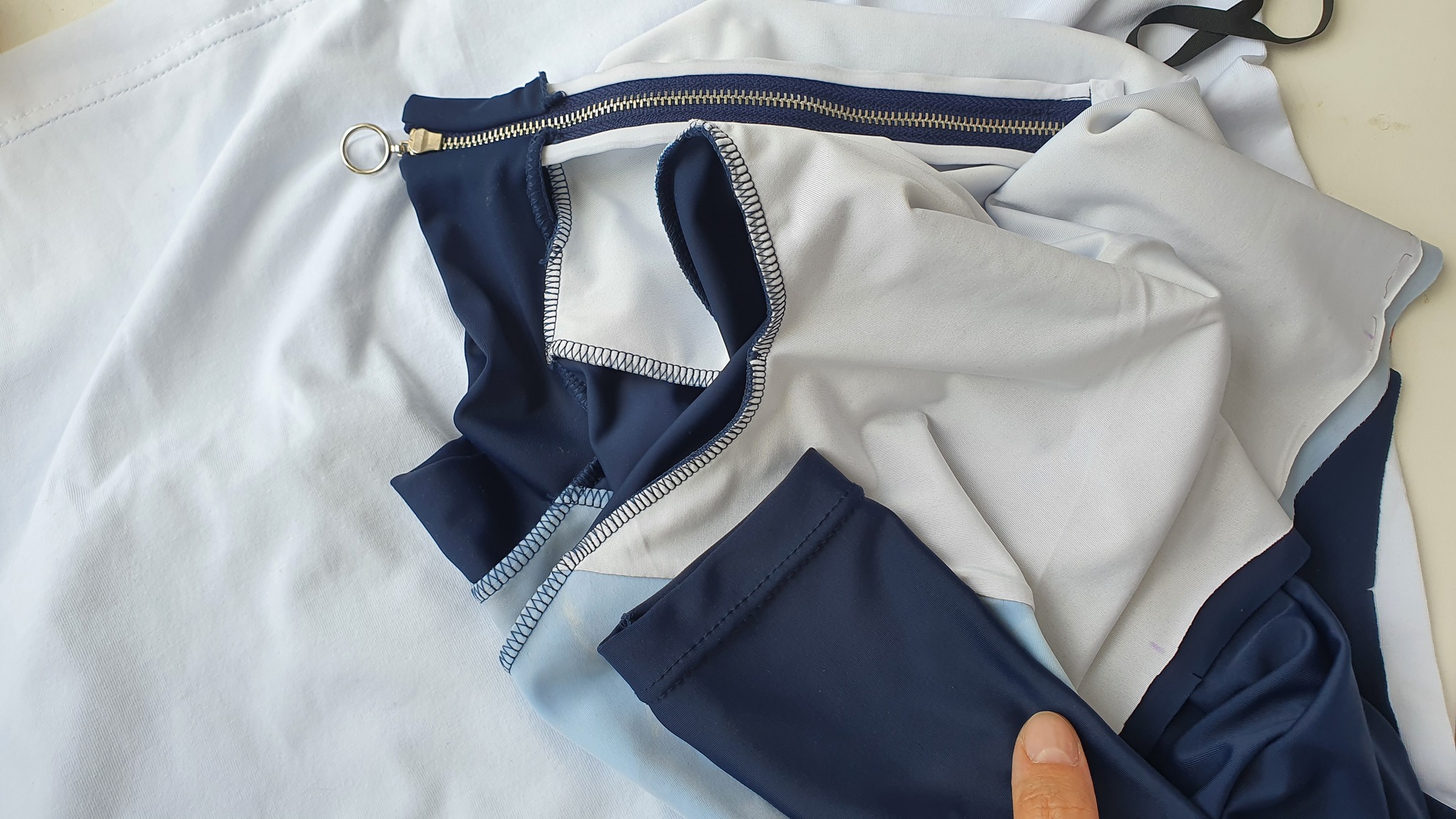 Sewing my first swimsuit - My, Sewing, Sewing, Handmade, Swimsuit, Longpost