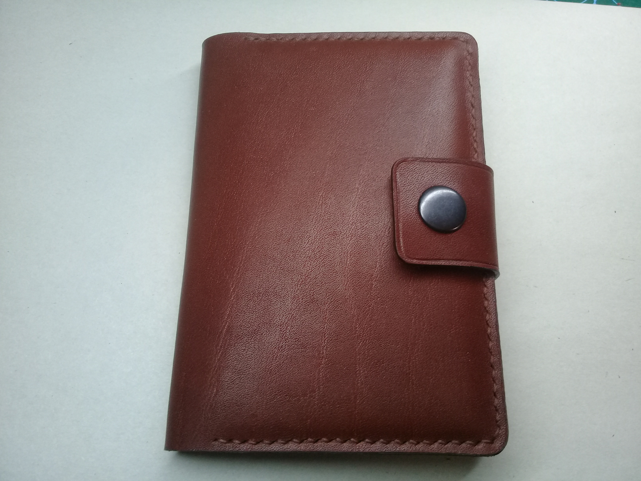 Document wallet - My, Leather products, Leather, Hobby, Needlework without process, Handmade, Longpost