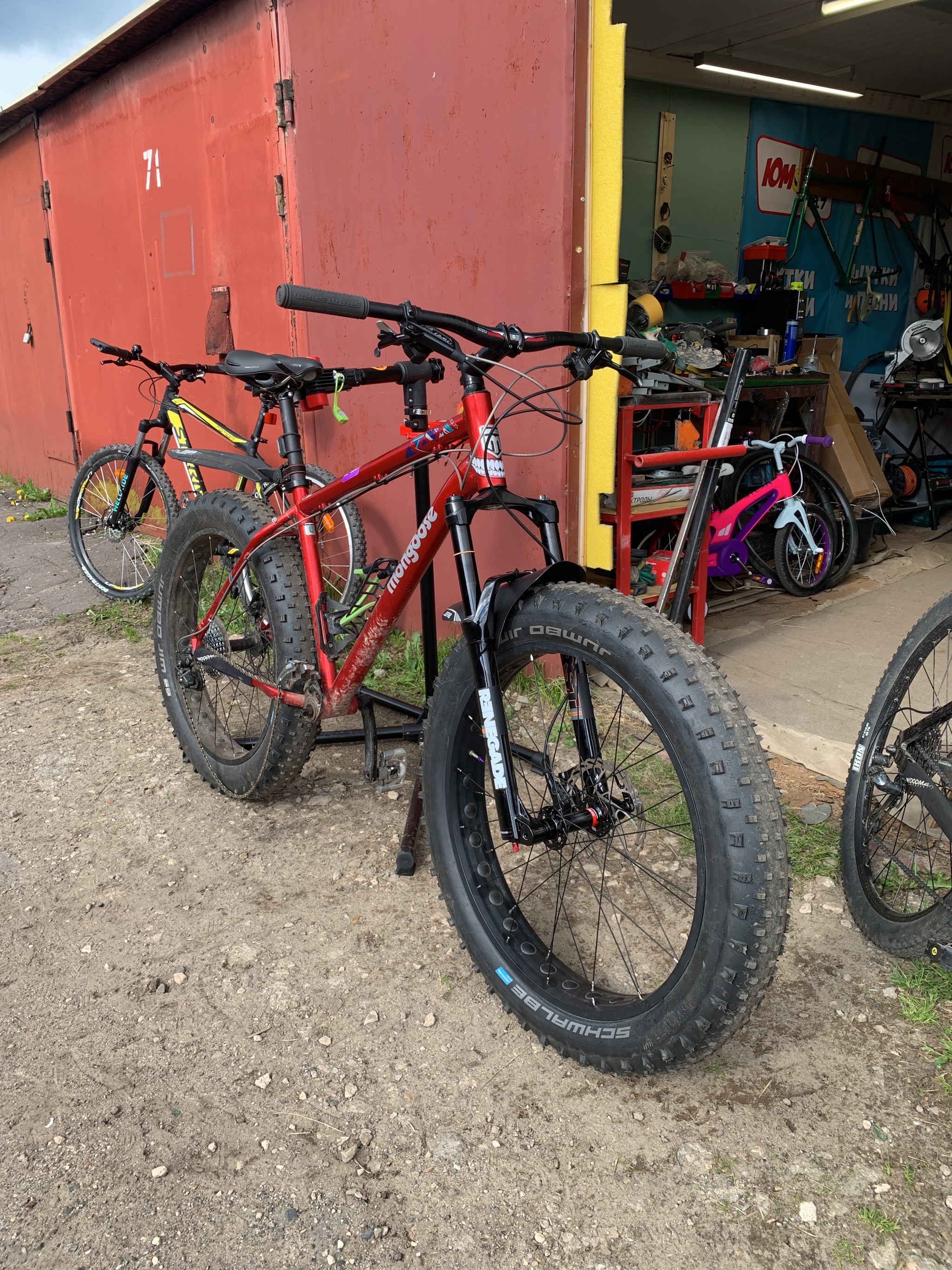 Fork on fat - My, A bike, Modernization, Bicycle fork, Fatbike, PVD, Bikepacking, Longpost