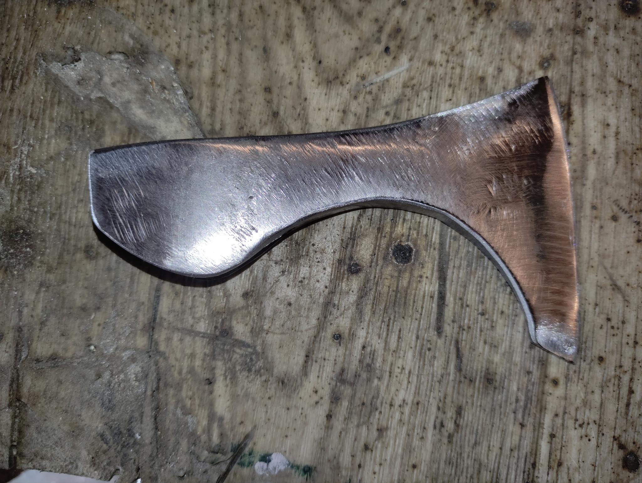 Ax from an ax - My, Rus, Axe, First experience, Approximately, Longpost