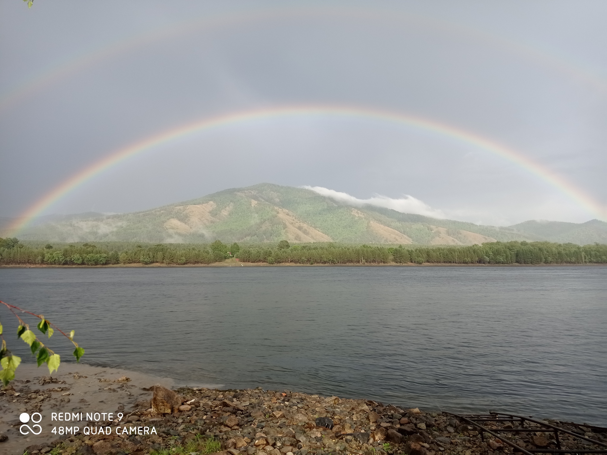 Rainbow. Yenisei. Khakassia - My, Double Rainbow, Yenisei