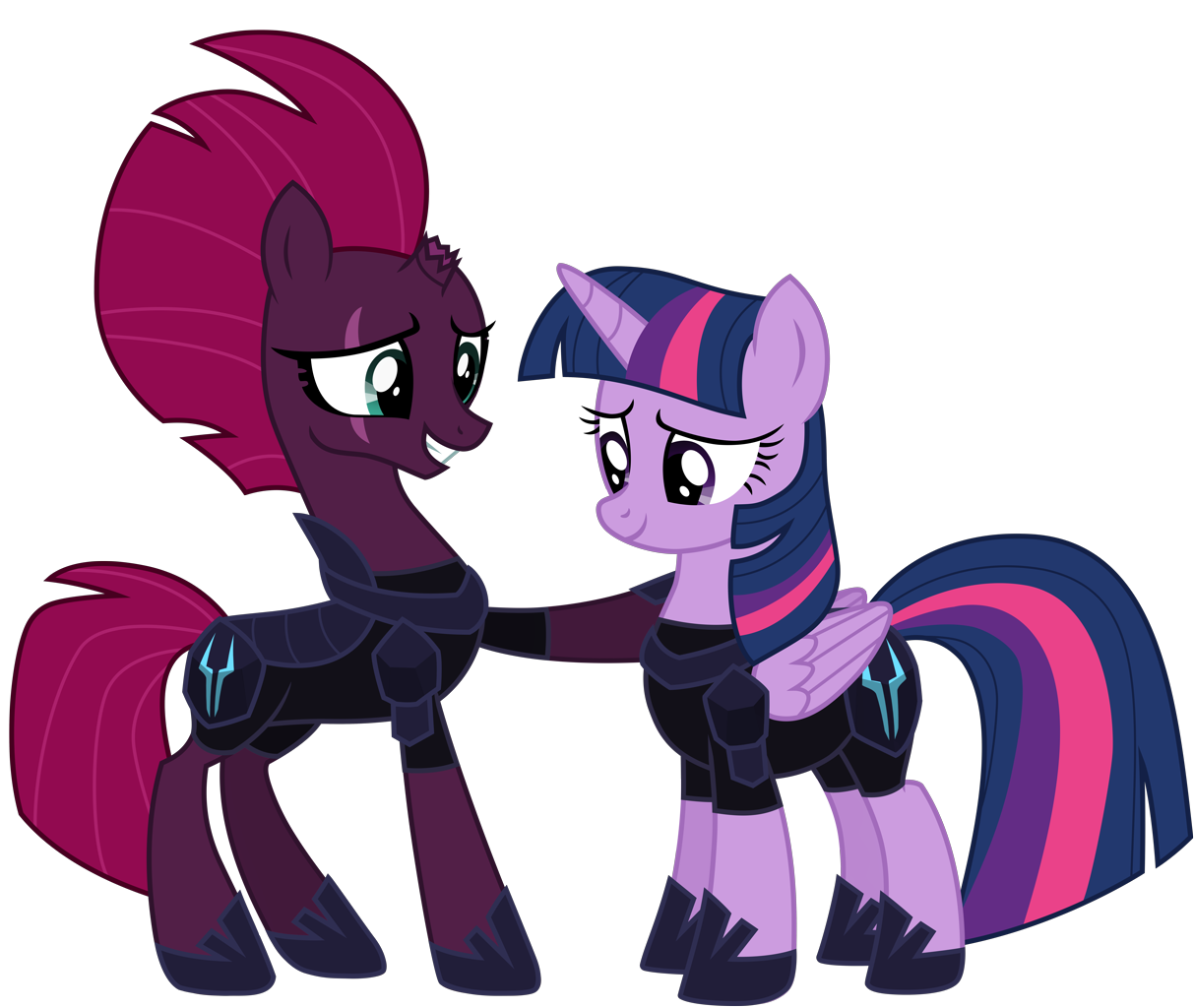 Типичная парочка - Арт, My Little Pony, PonyArt, Tempest Shadow, Twilight sparkle, Шиппинг, MLP Lesbian